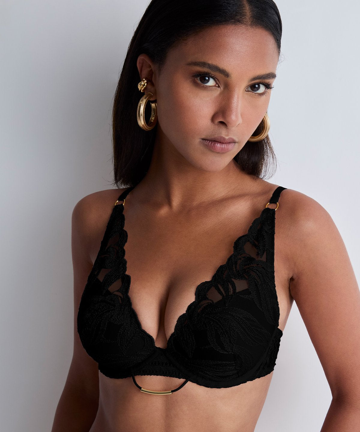 Into The Groove Soutien-gorge Plunge foulard Black