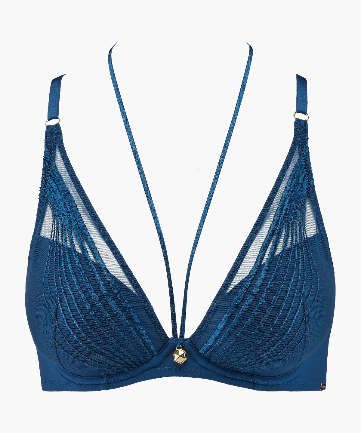 Sumptuous Waves Soutien-gorge Plunge foulard Imperial Blue