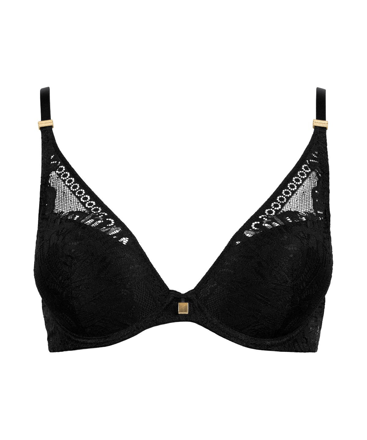 Love Soul Soutien-gorge Plunge foulard Black