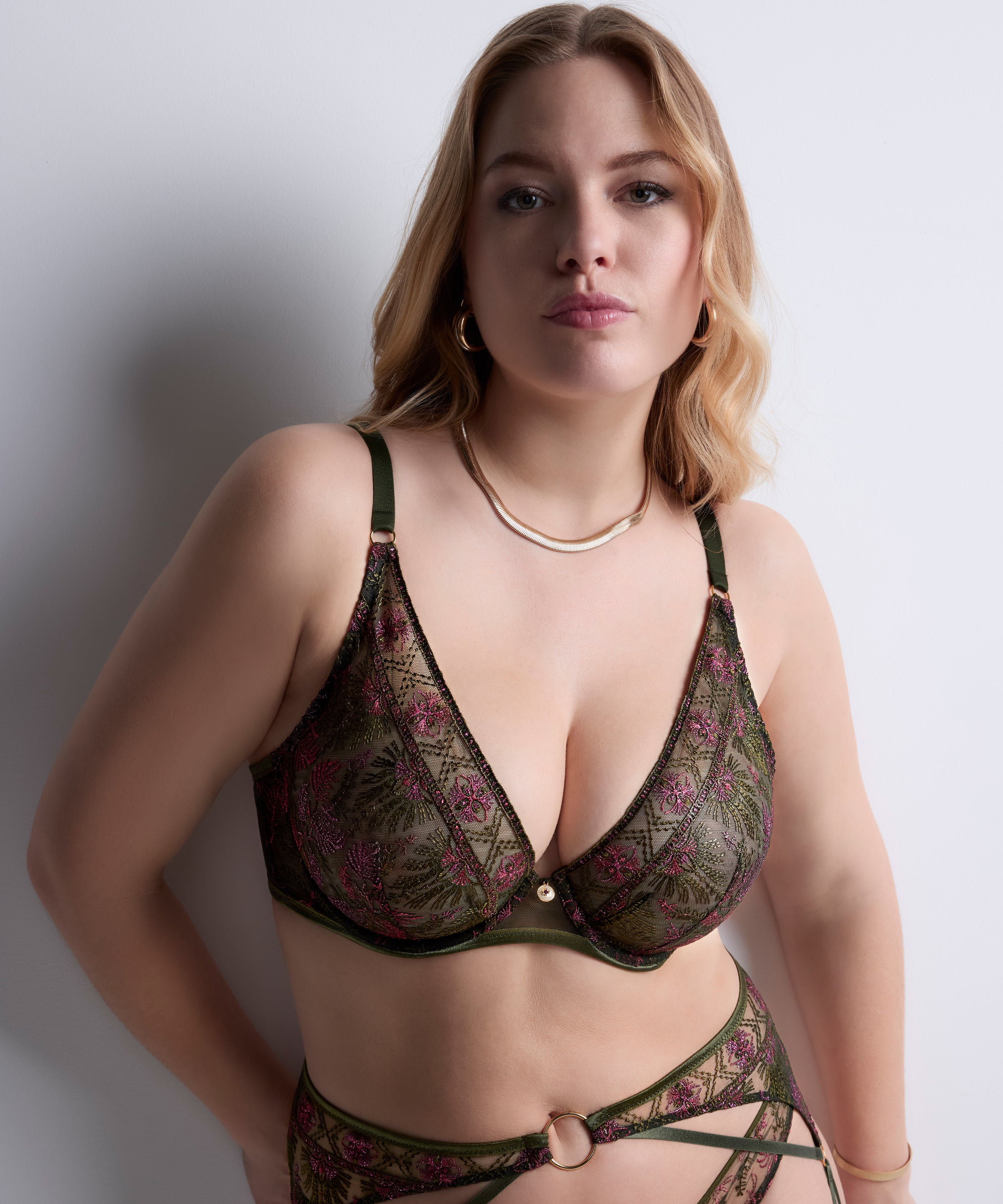 Sound of Heart Soutien-gorge Triangle avec armatures Dark Garden