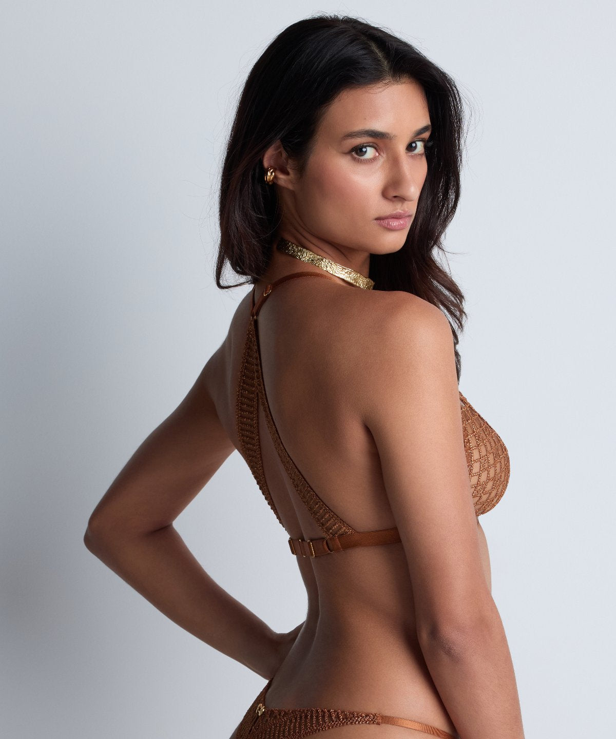 Stardust Dream Soutien-gorge Triangle bralette Amber Gold