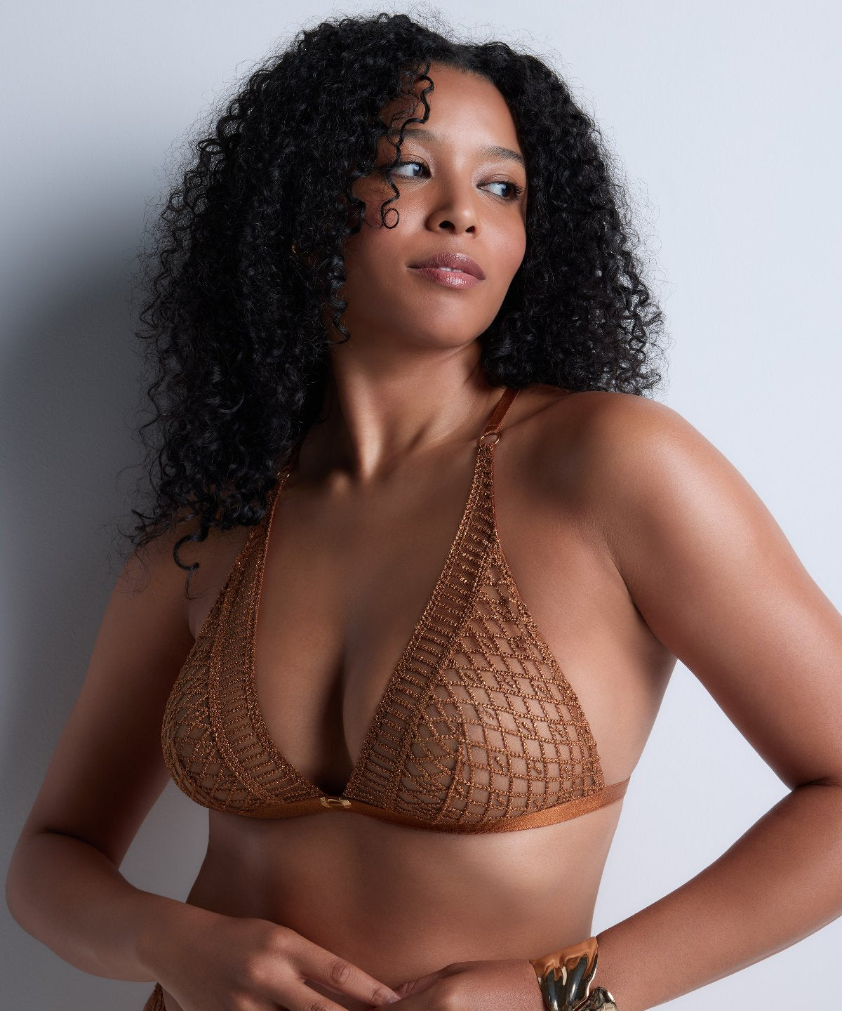 Stardust Dream Soutien-gorge Triangle bralette Amber Gold