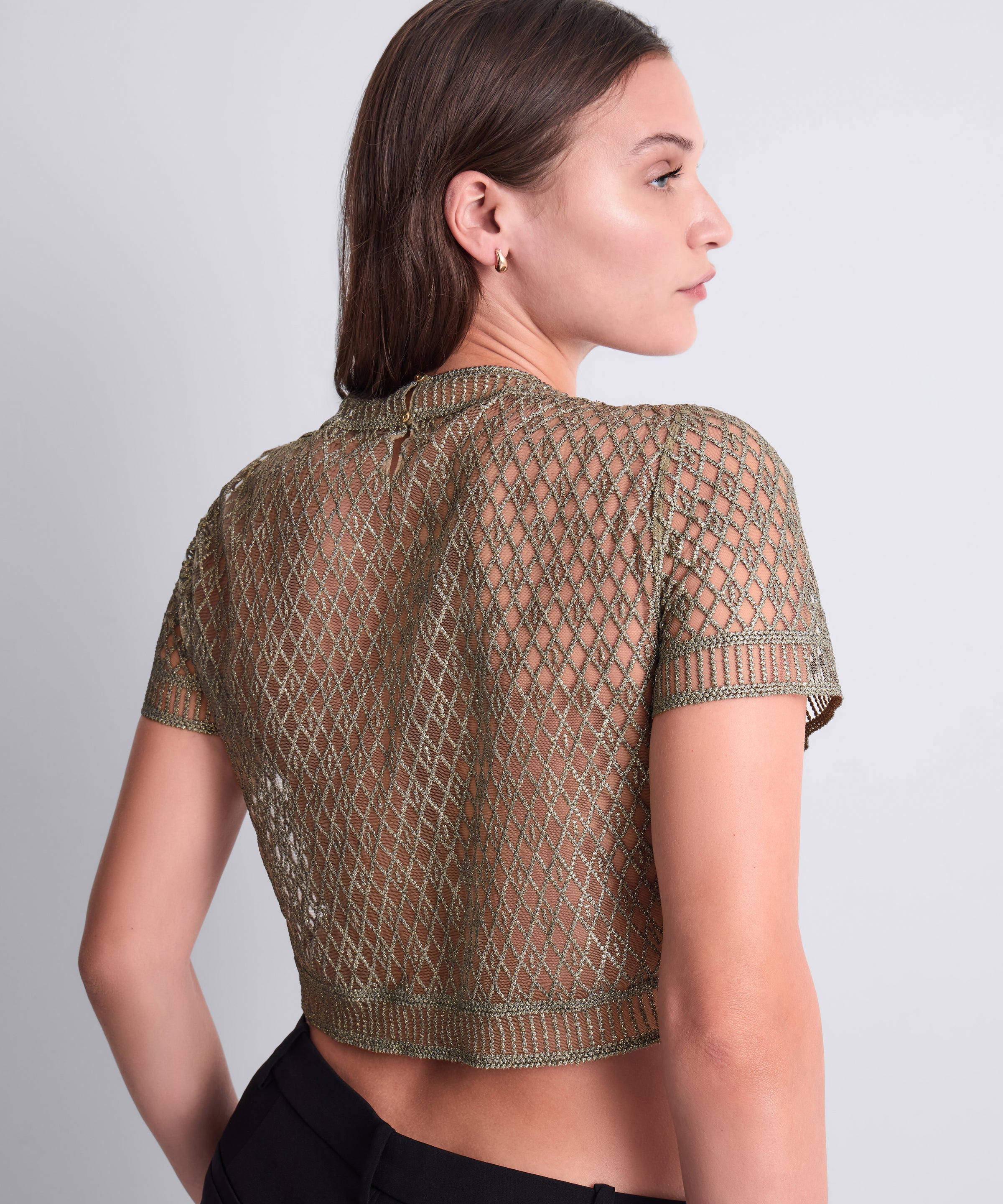 Stardust Dream Top manches courtes Nile Green