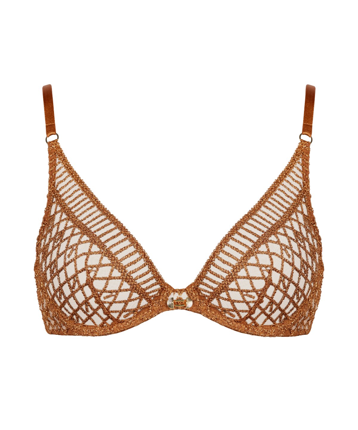 Stardust Dream Soutien-gorge Triangle avec armatures Amber Gold