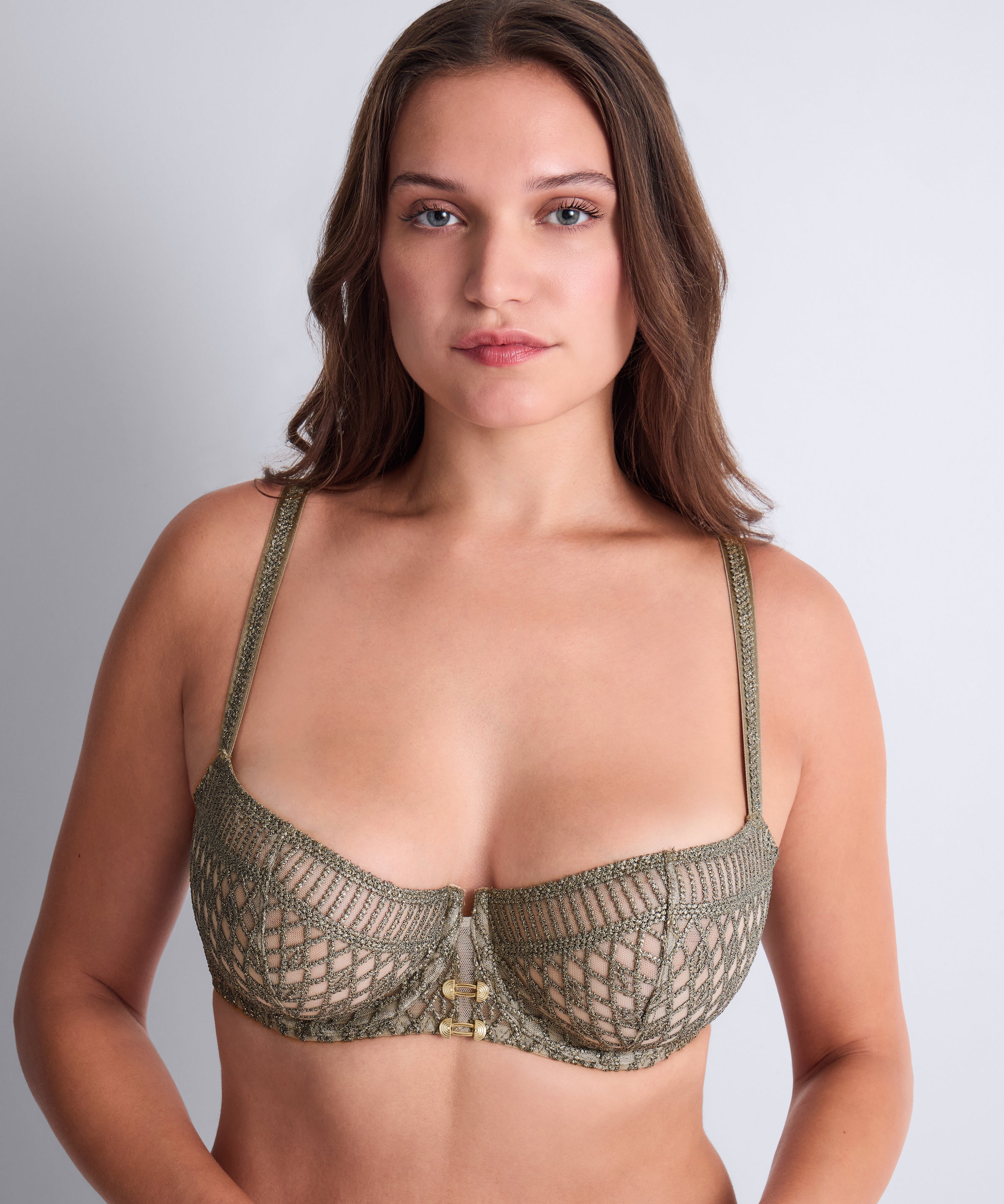 Stardust Dream Soutien-gorge Corbeille avec armatures Nile Green