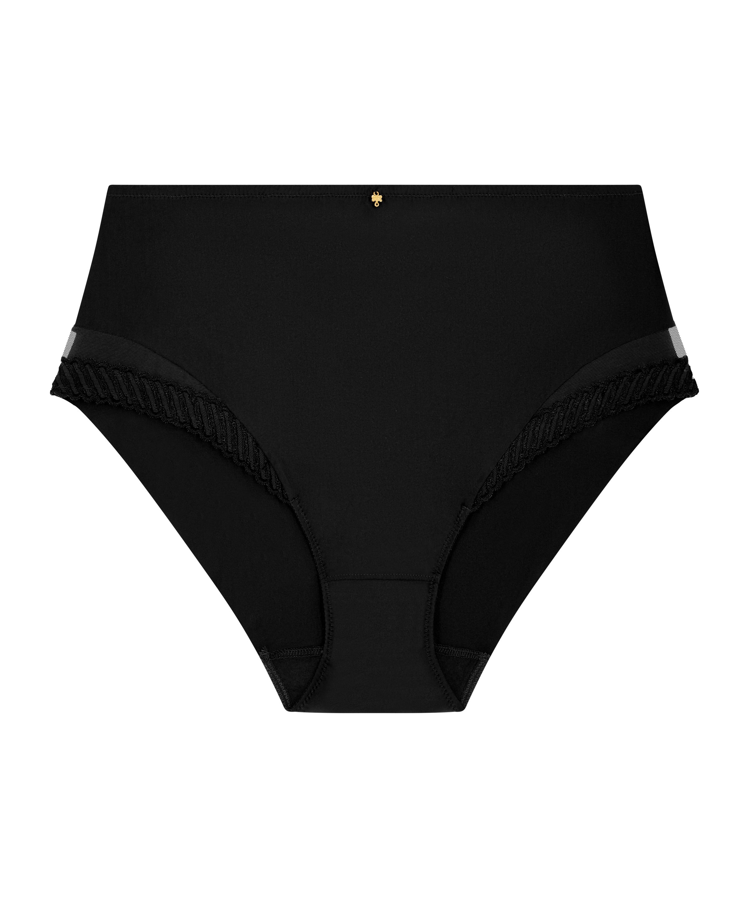 Sheer Emotion Culotte taille haute Black