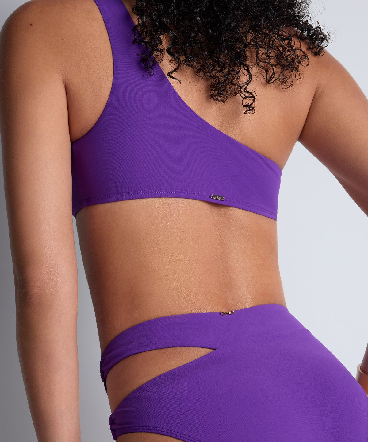 Summer Essence Bas de maillot de bain taille haute Amethyst