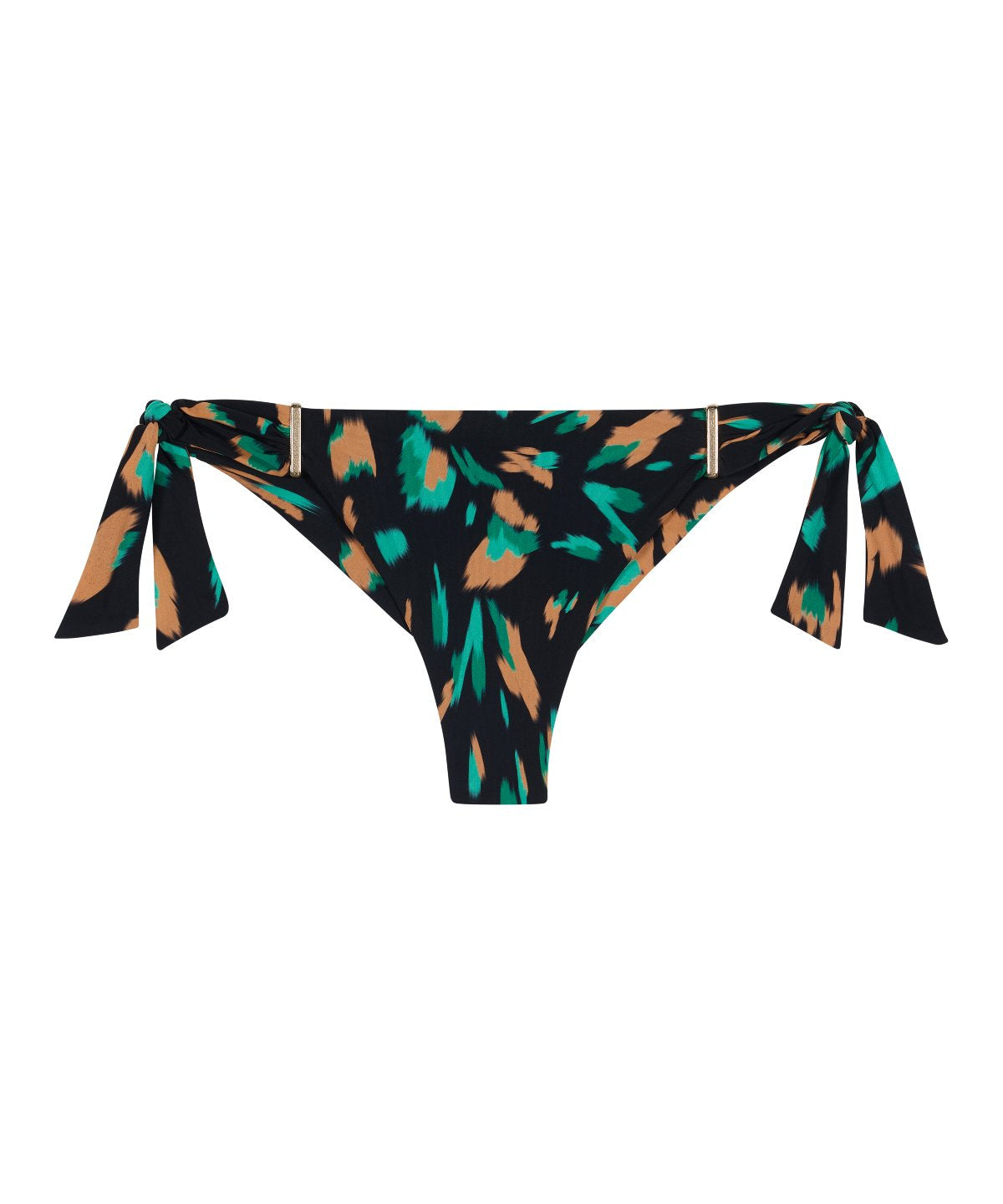 Feline Energy Bas de maillot de bain tanga Green Panther