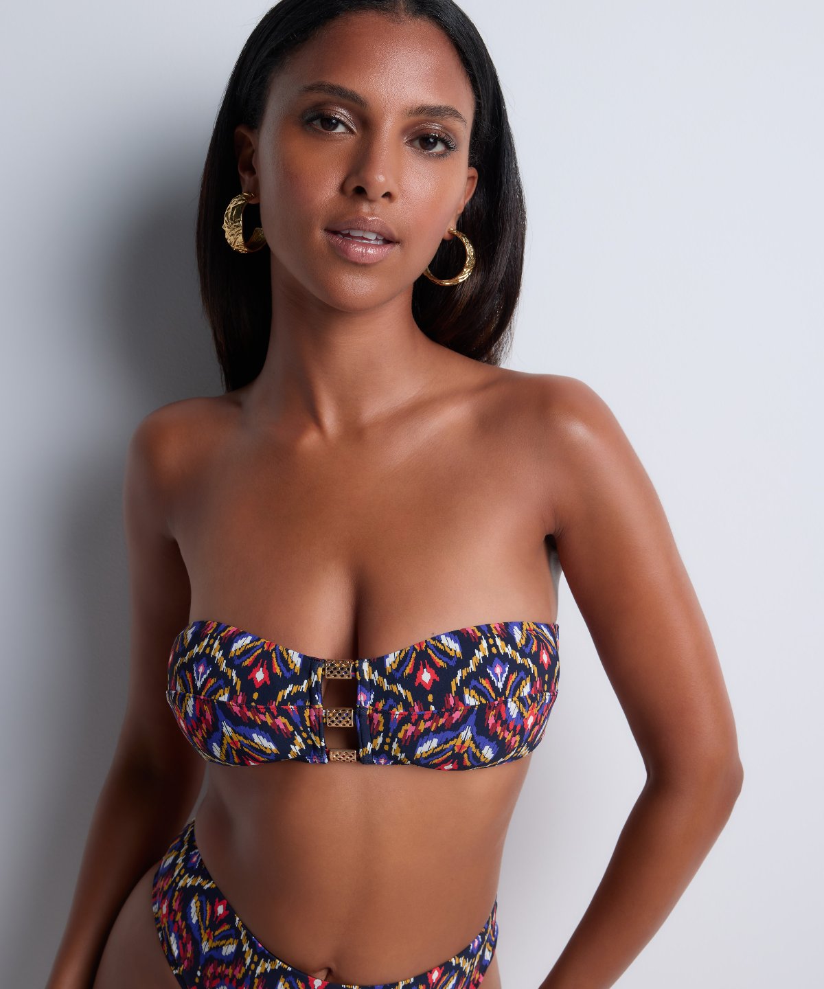 Sunkissed Allure Haut de maillot de bain Bandeau Ikat