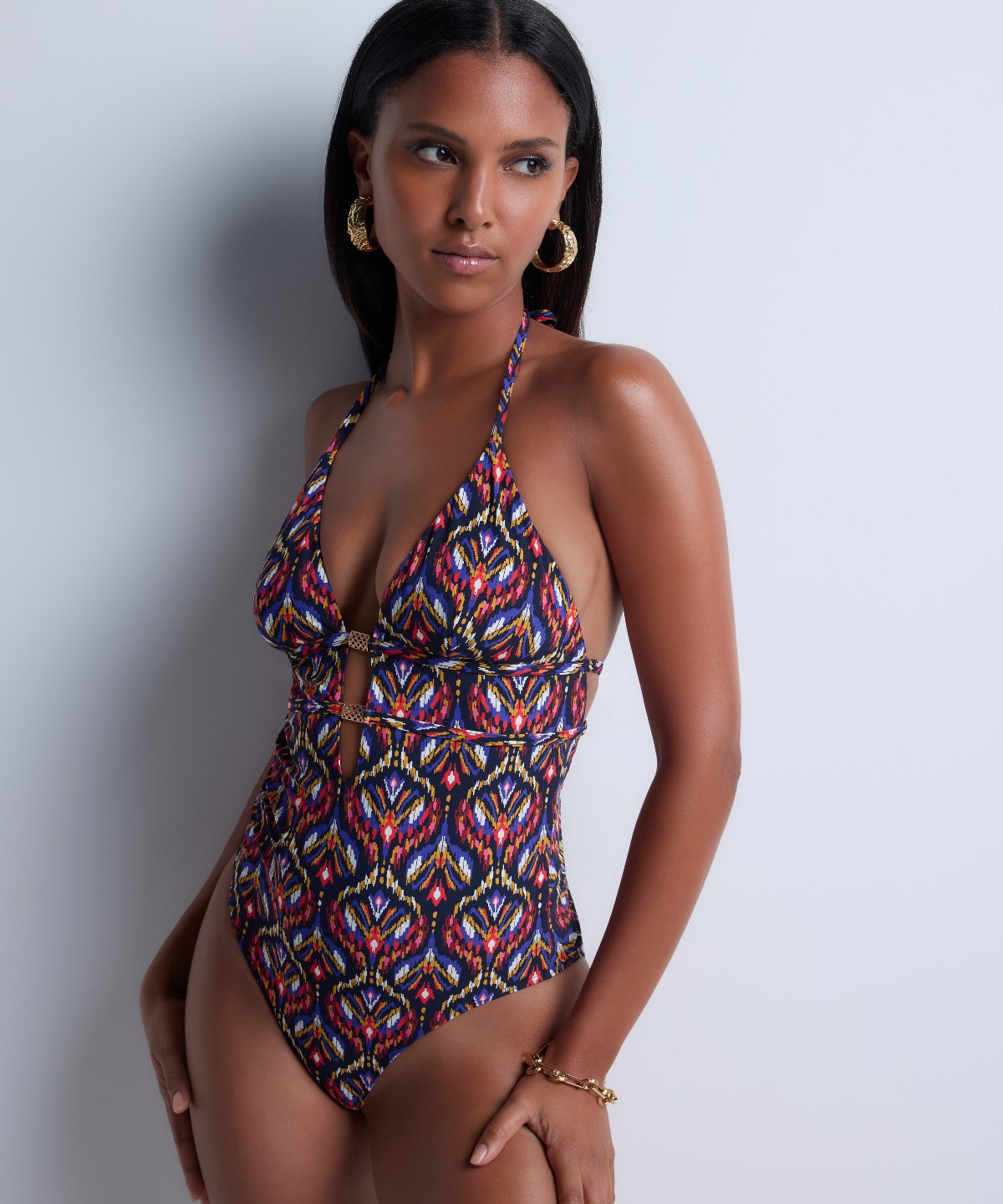 Sunkissed Allure Maillot de bain une pièce Ikat