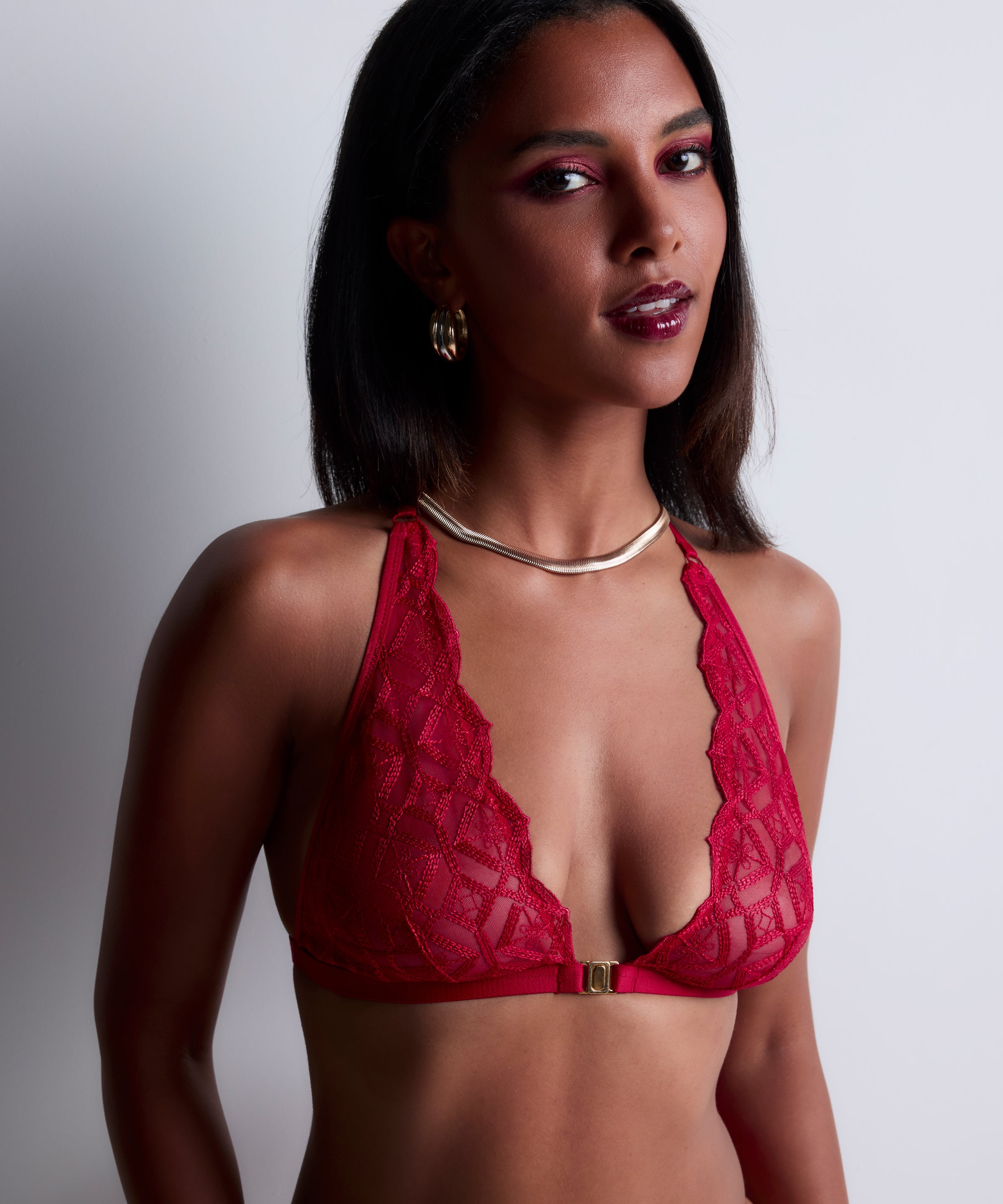 Sense of Illusion Soutien-gorge Triangle bralette Red Berry