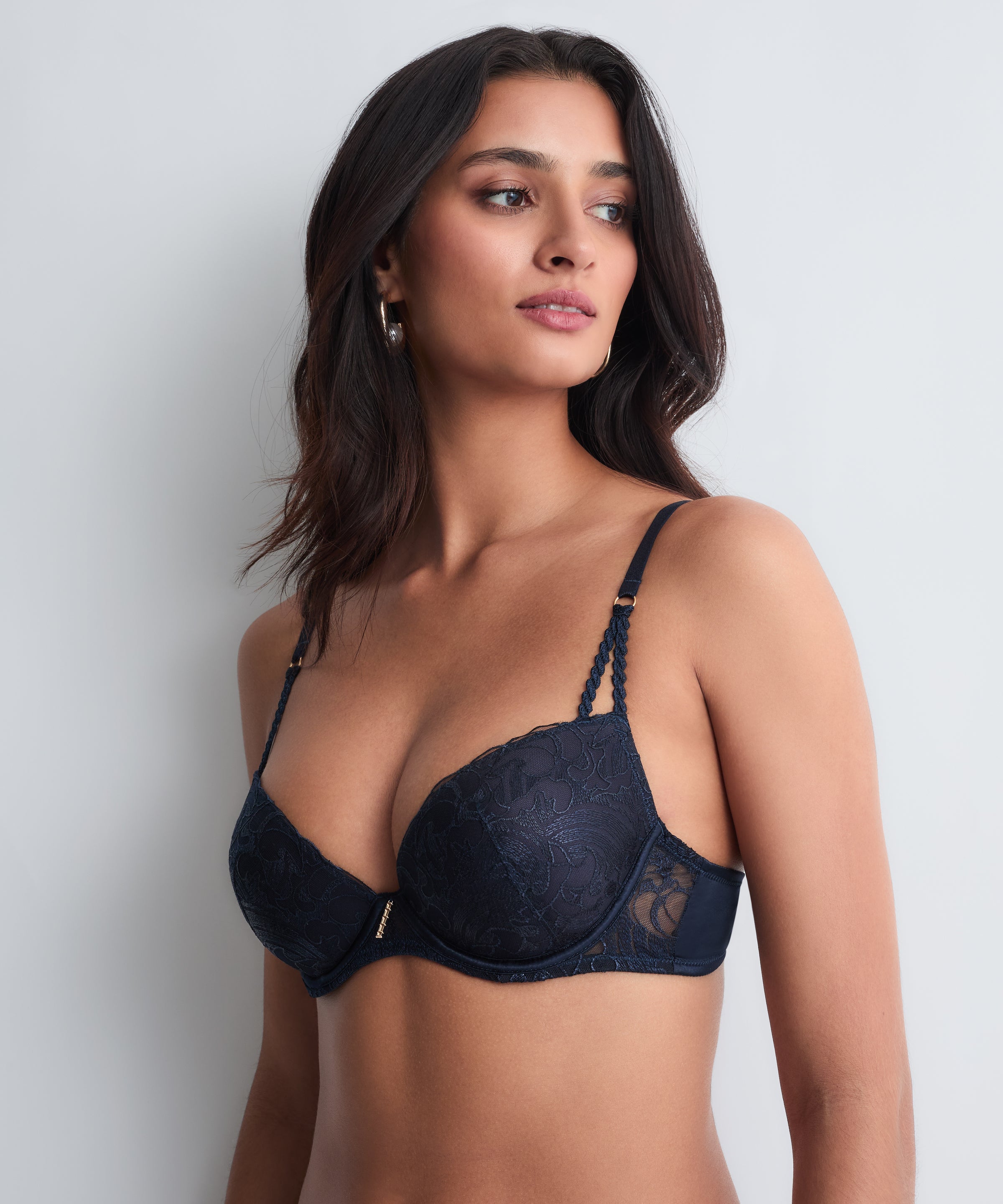 Satin Memories Soutien-gorge Push-up coques Deep Sea