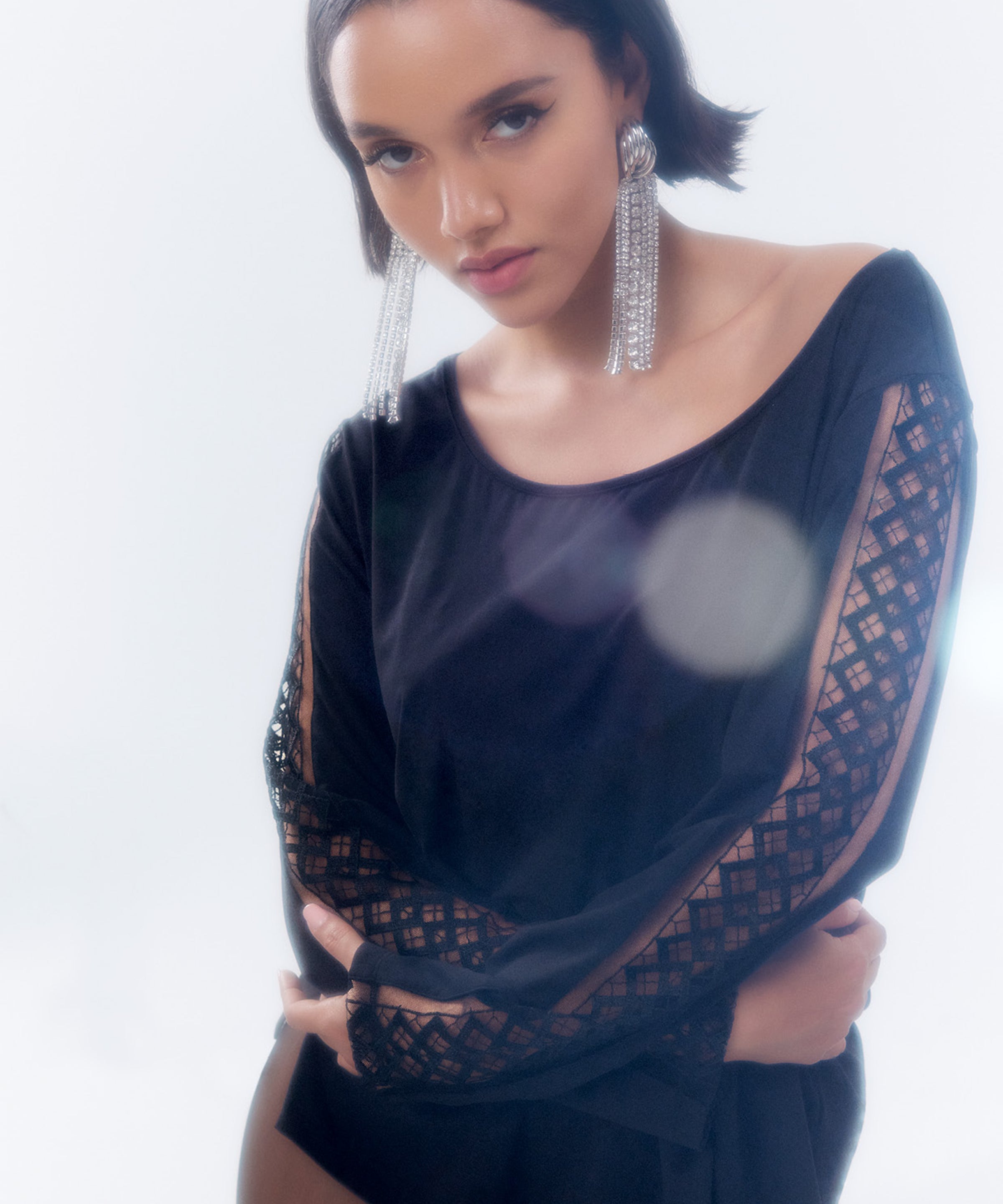 Sweet Obsession Top manches longues Black