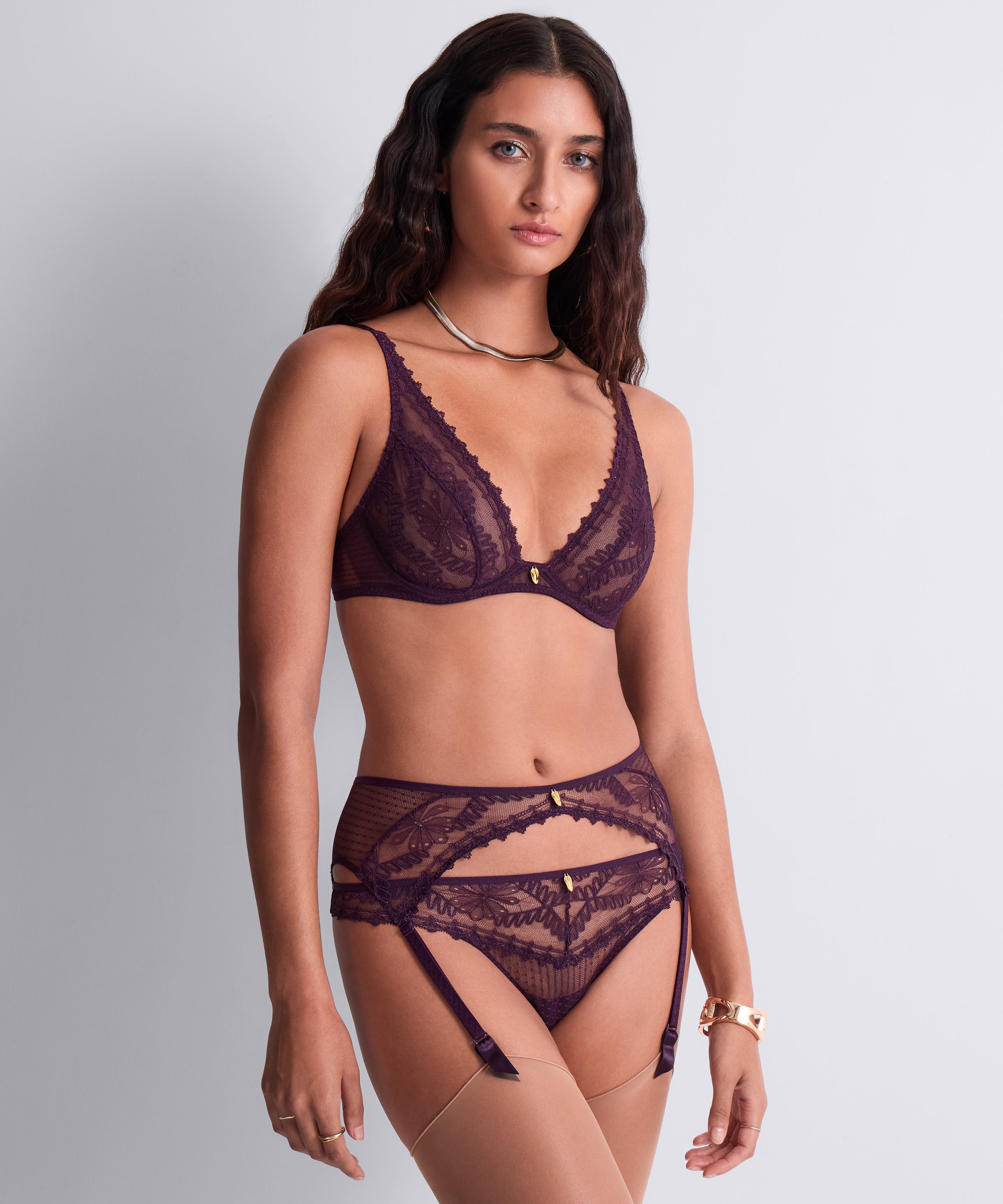 Mystery of Love Soutien-gorge Triangle avec armatures Plume