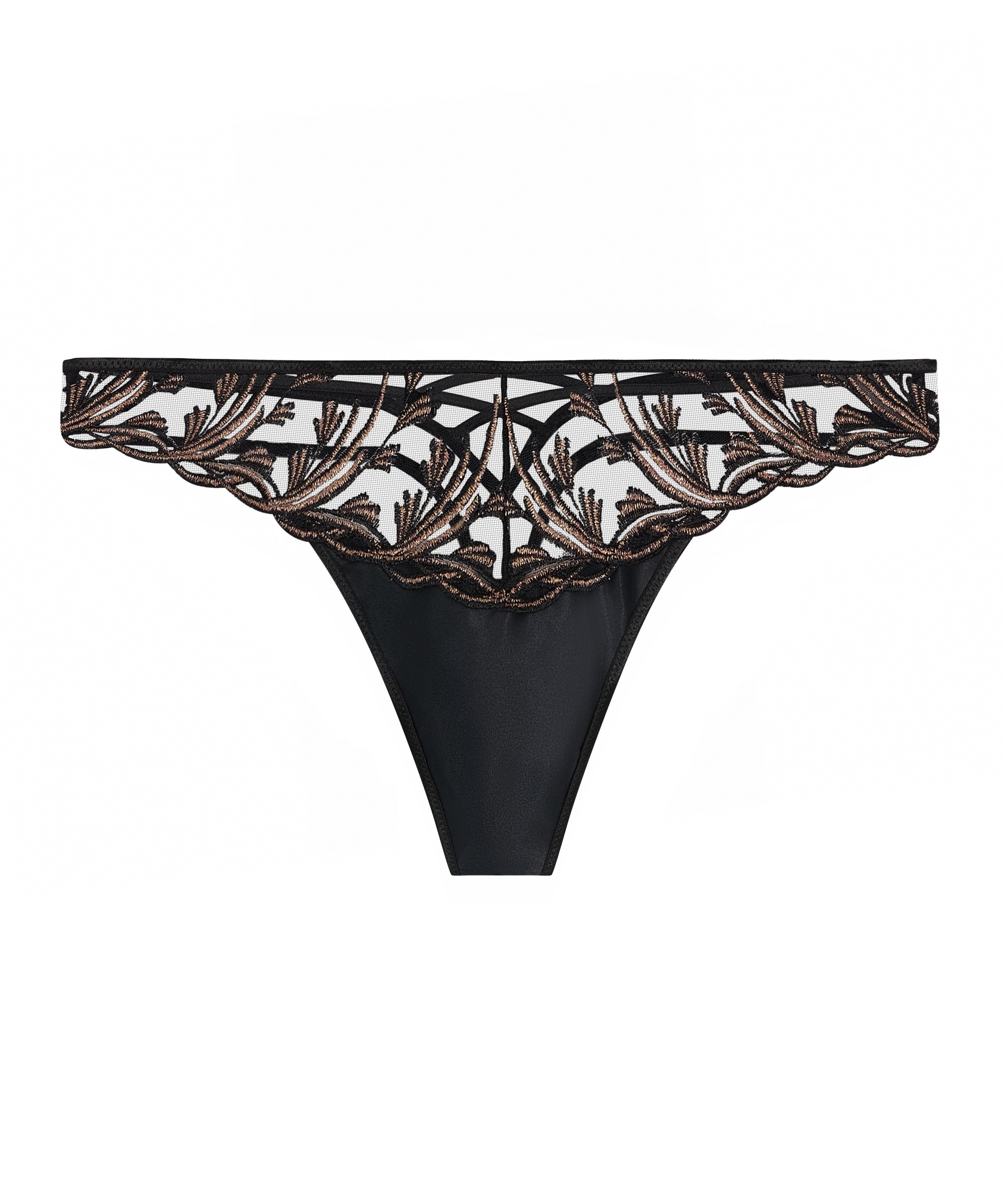 Cosmic Romance Tanga Black Stripes