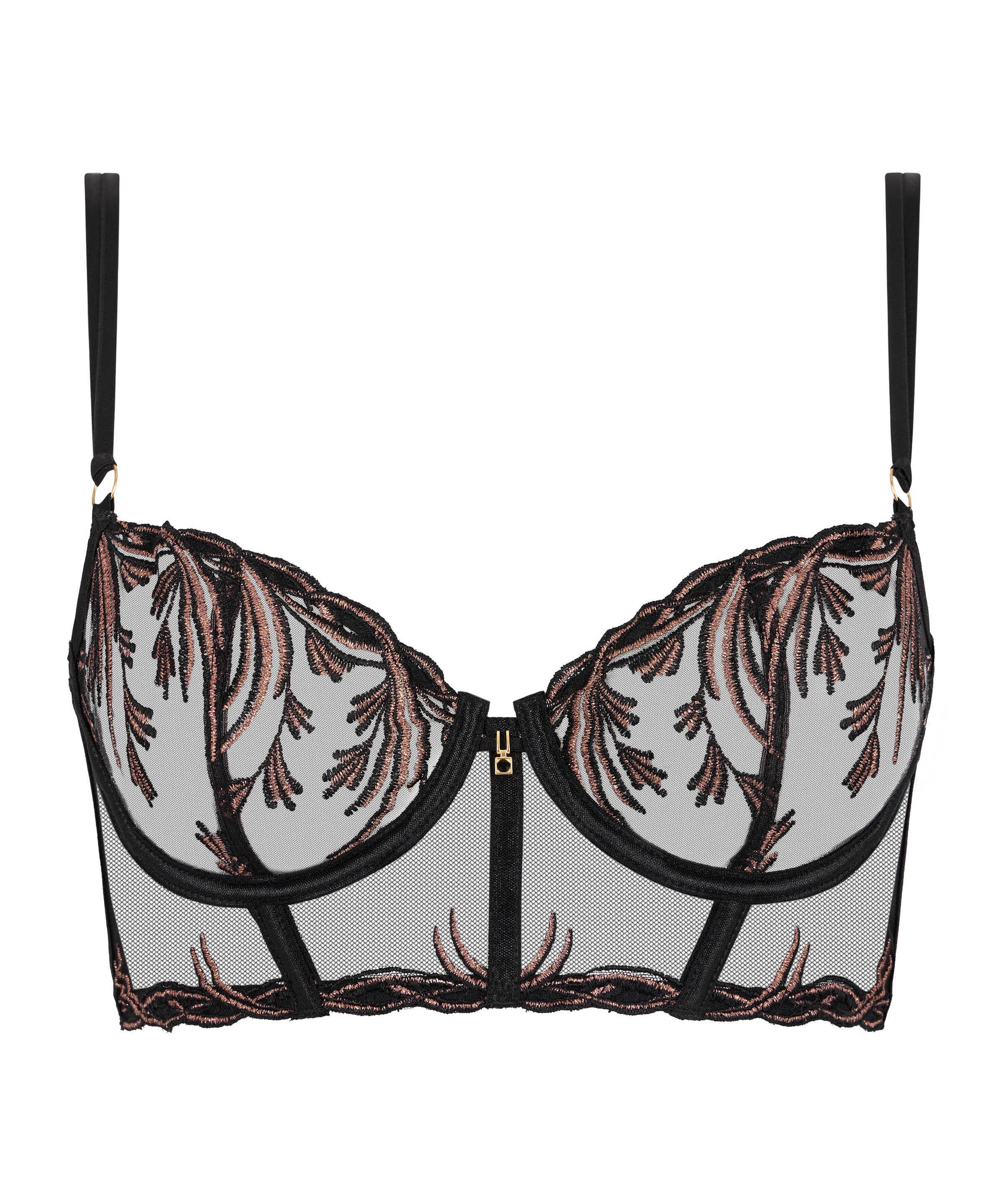 Cosmic Romance Bustier Black Stripes