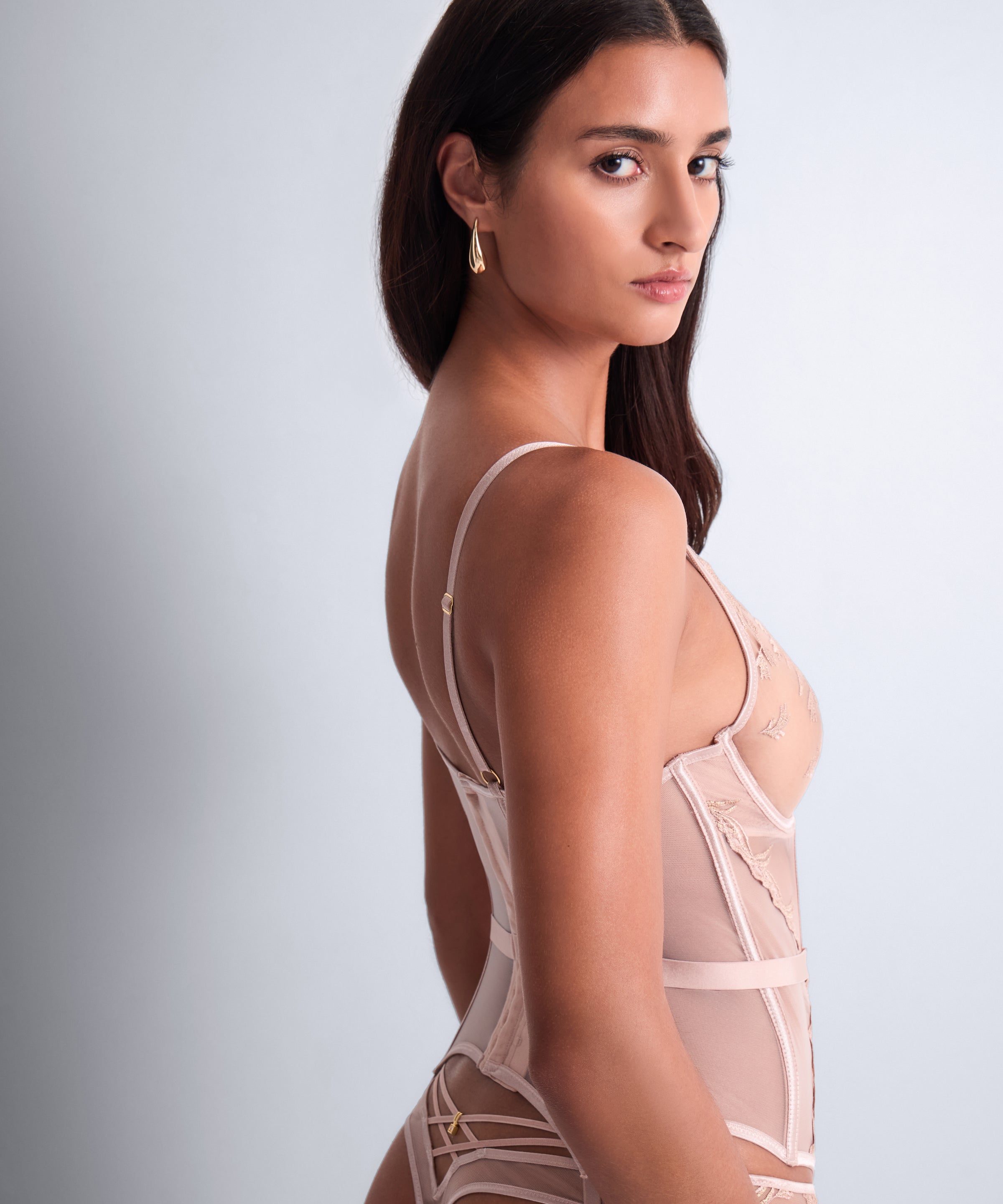 Cosmic Romance Guêpière Sand Rose