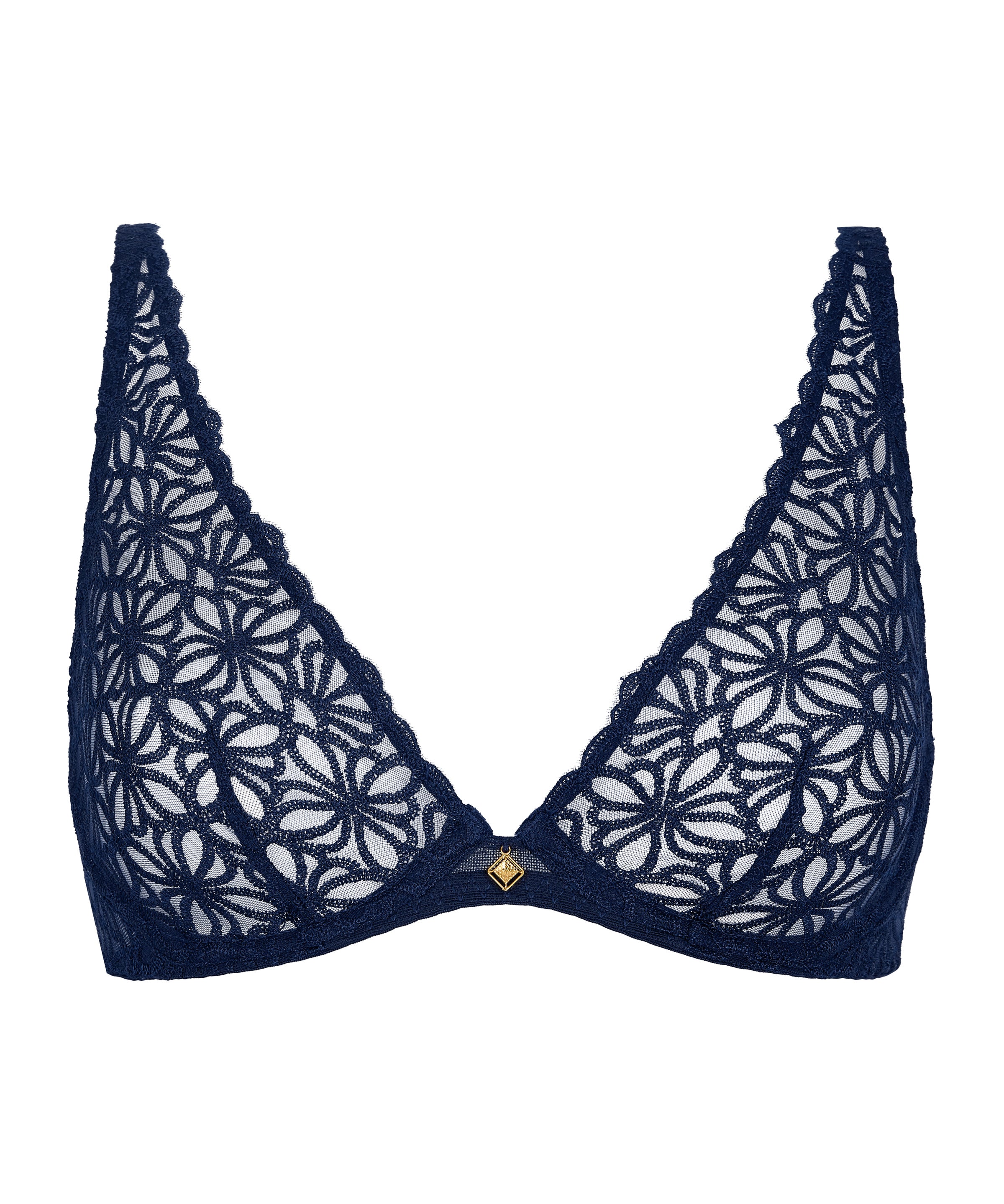 Secret Memories Soutien-gorge Triangle avec armatures Deep Blue