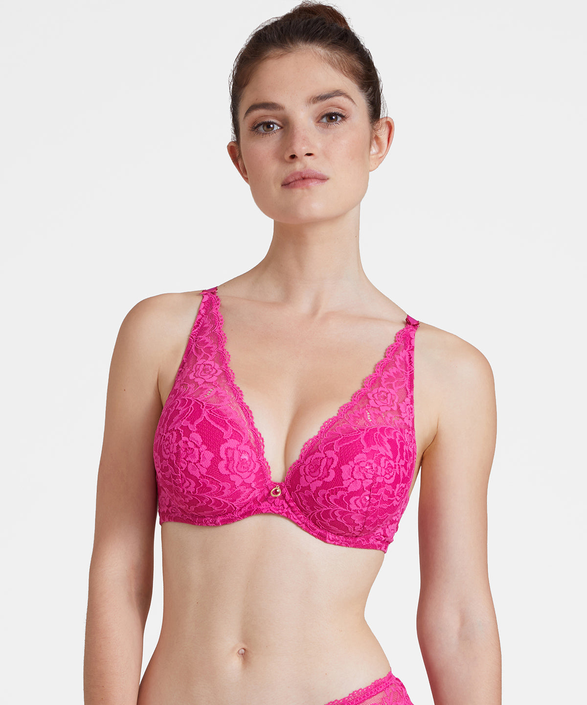 Rosessence Soutien-gorge Plunge foulard Fuchsia