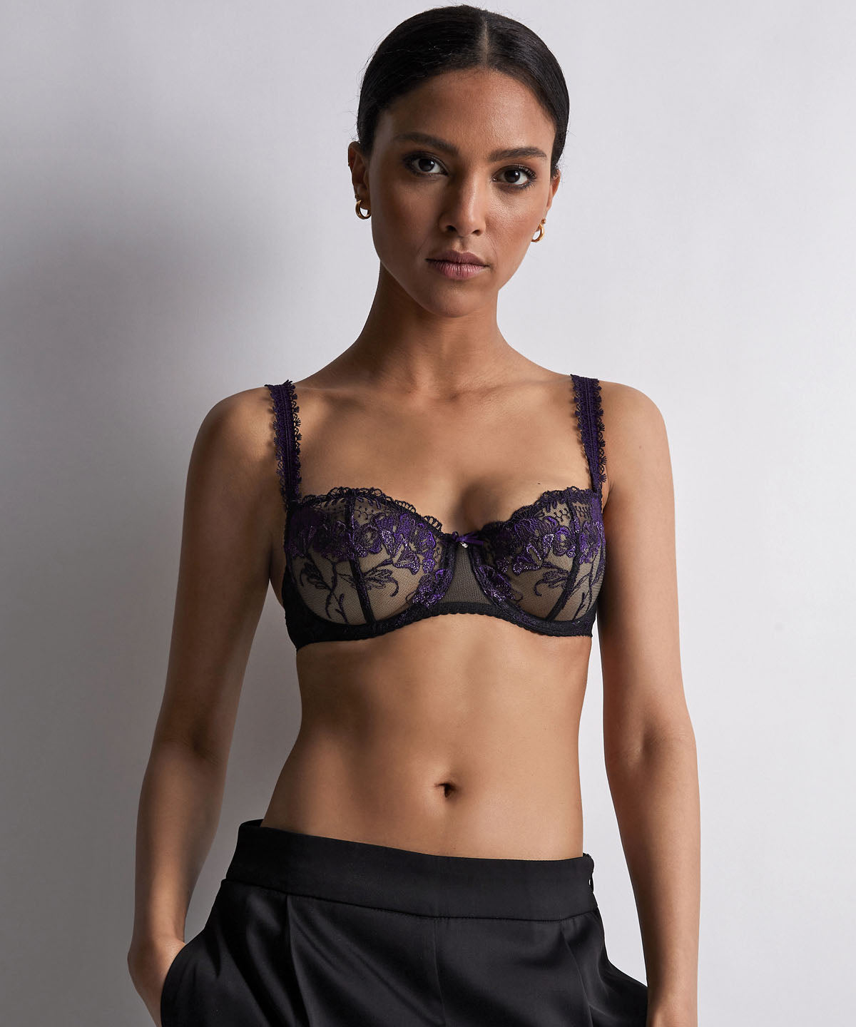 À Fleur de Toi Soutien-gorge Corbeille avec armatures Dark Orchid