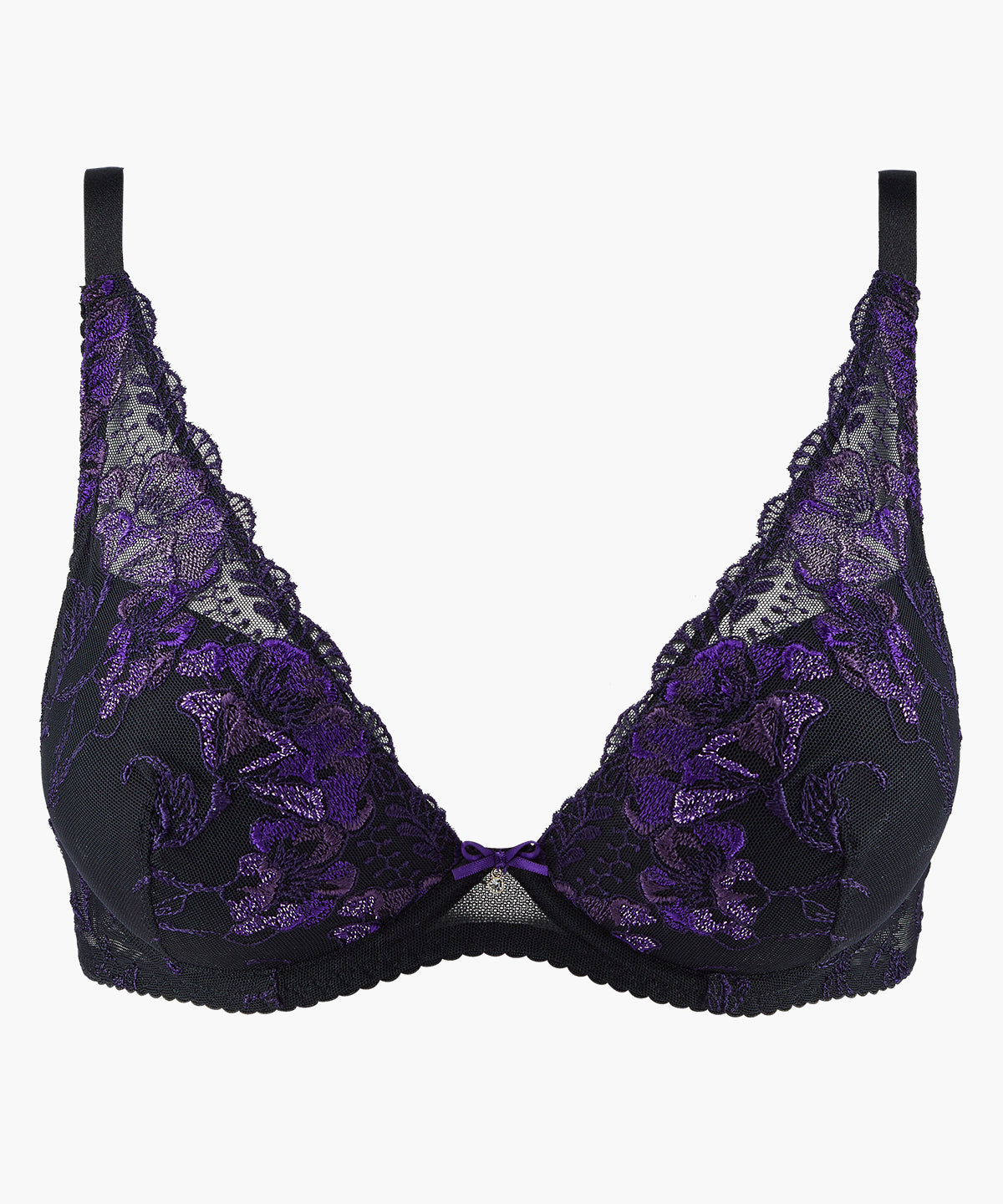 À Fleur de Toi Soutien-gorge Plunge foulard Dark Orchid