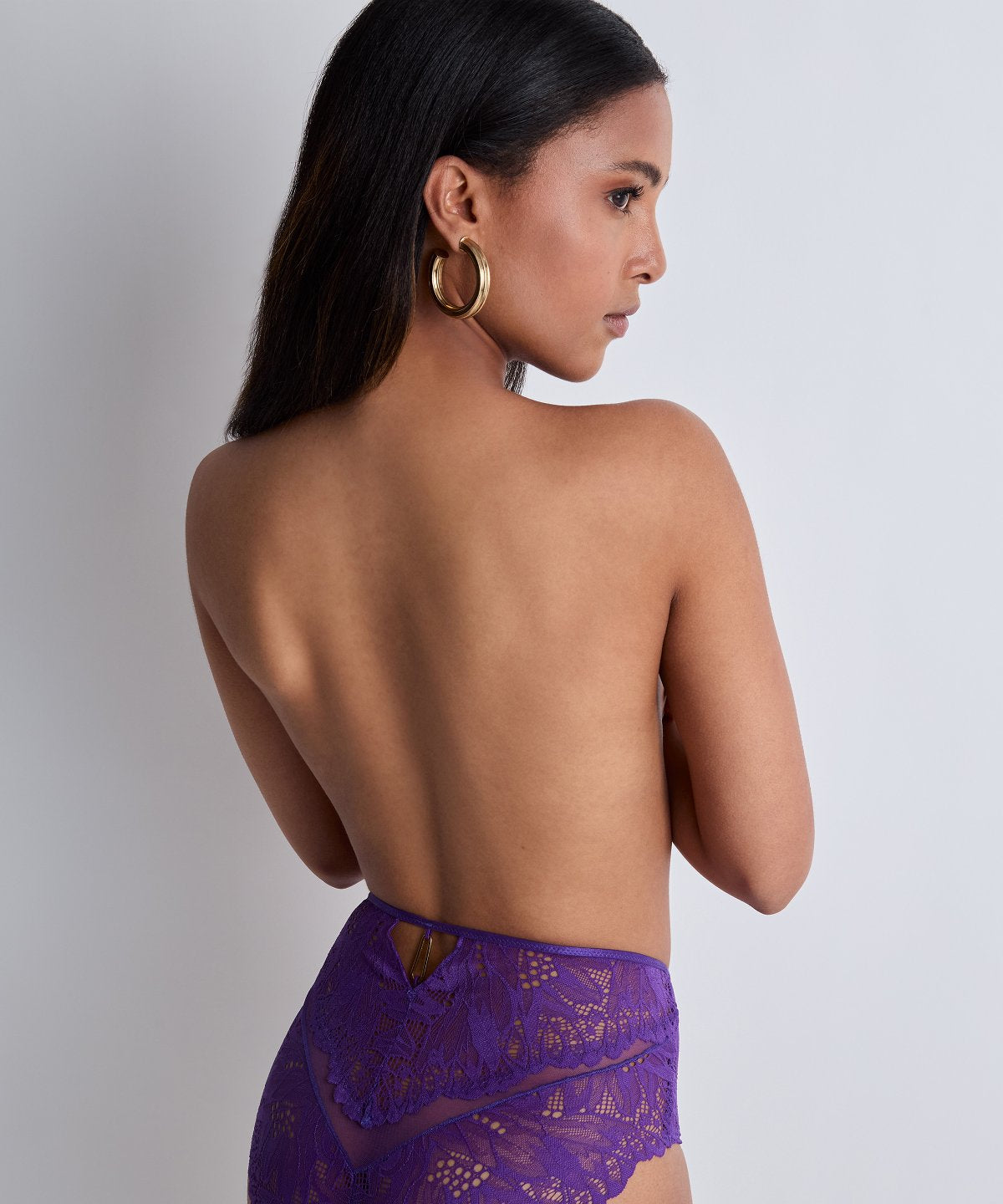 Flowermania Culotte taille haute Poison Purple