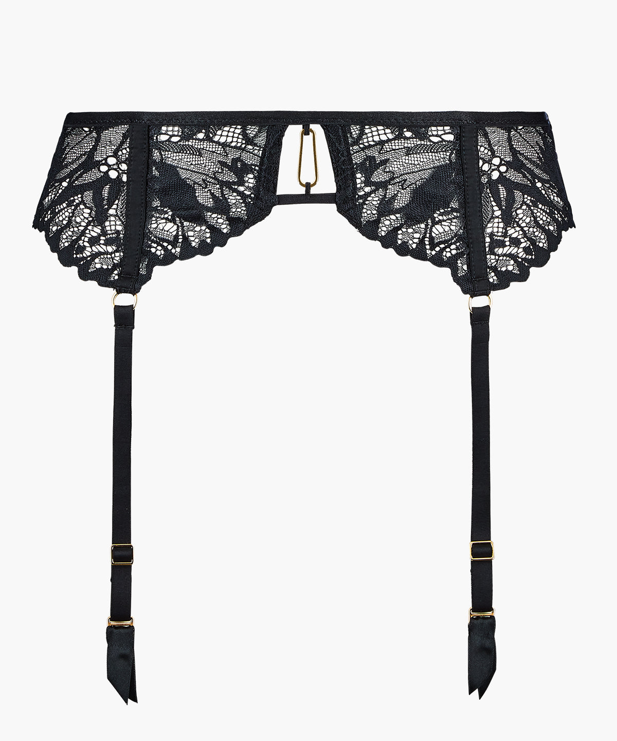 Flowermania Porte-jarretelles Noir