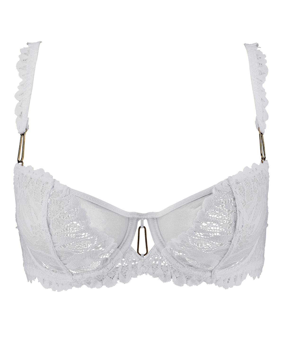 Flowermania Soutien-gorge Corbeille avec armatures Blanc