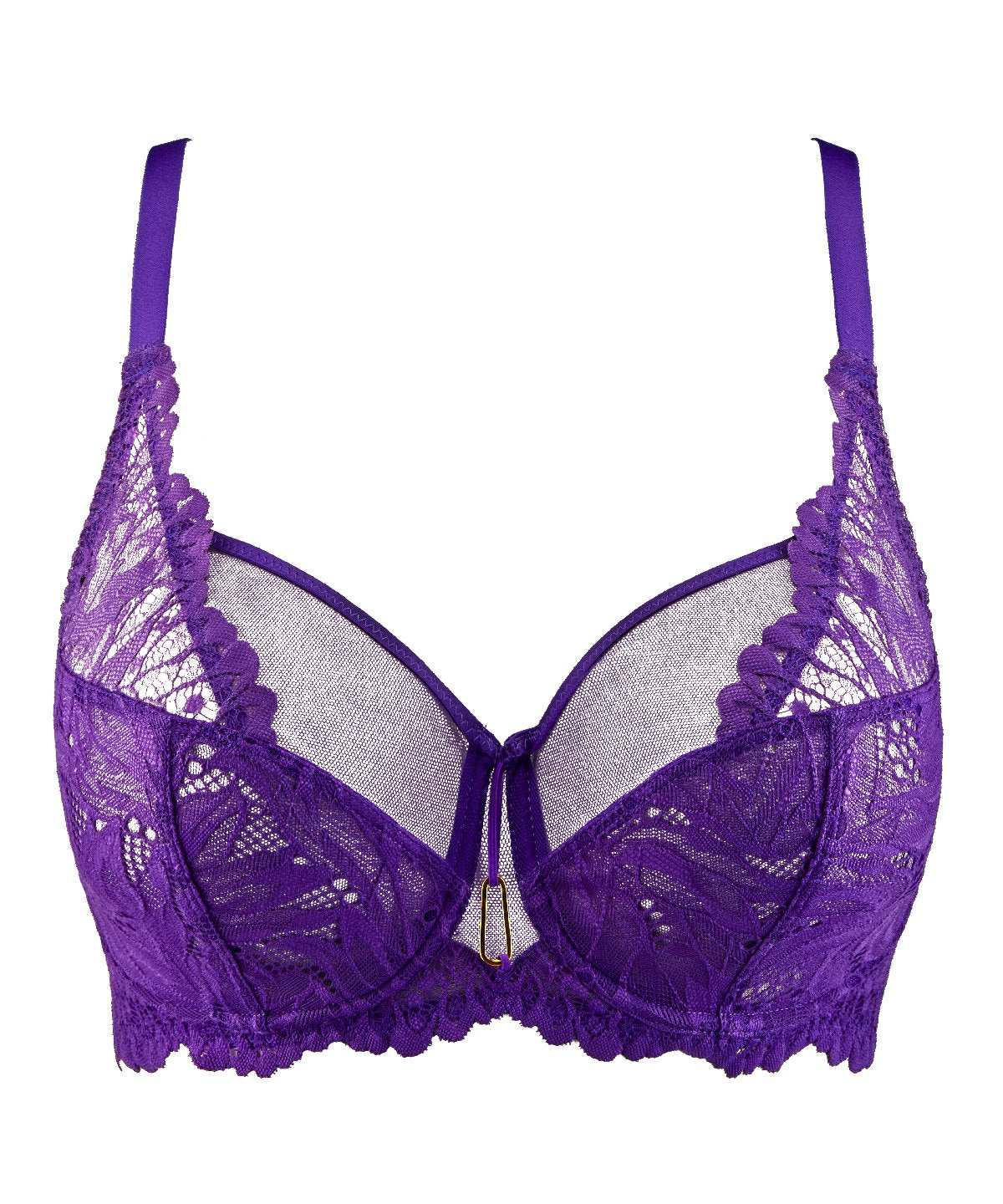 Flowermania Soutien-gorge Emboîtant Foulard Poison Purple