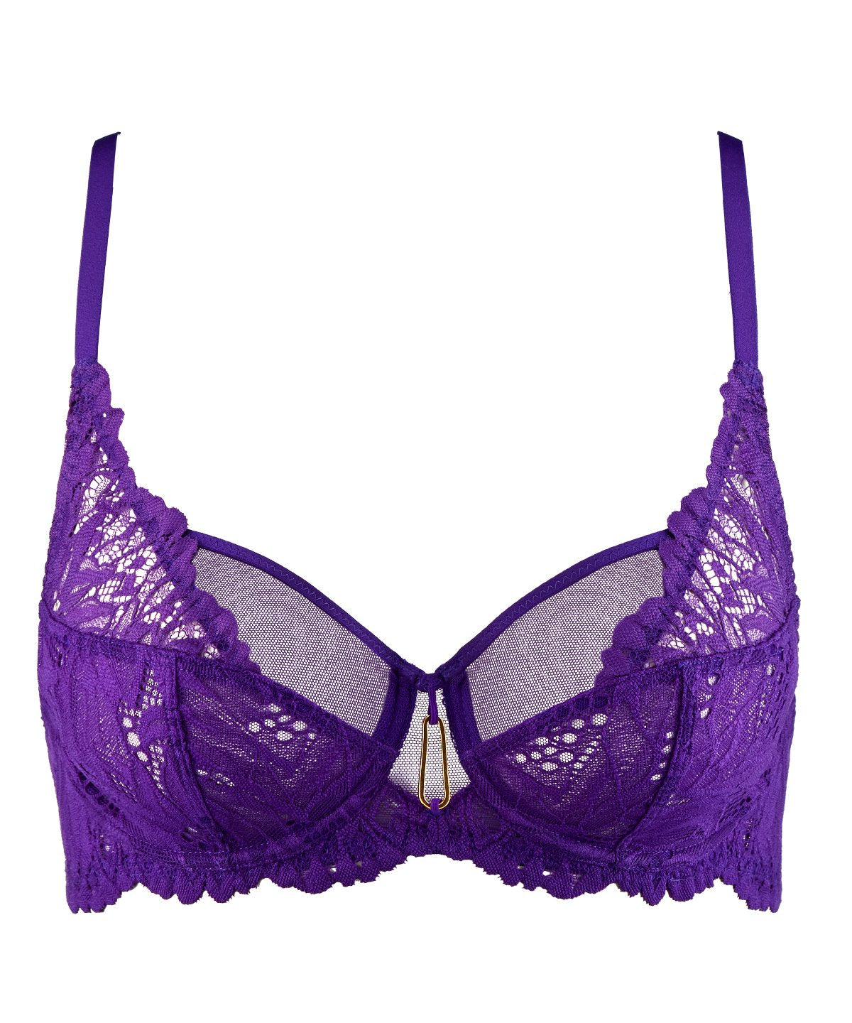 Flowermania Soutien-gorge Emboîtant Foulard Poison Purple