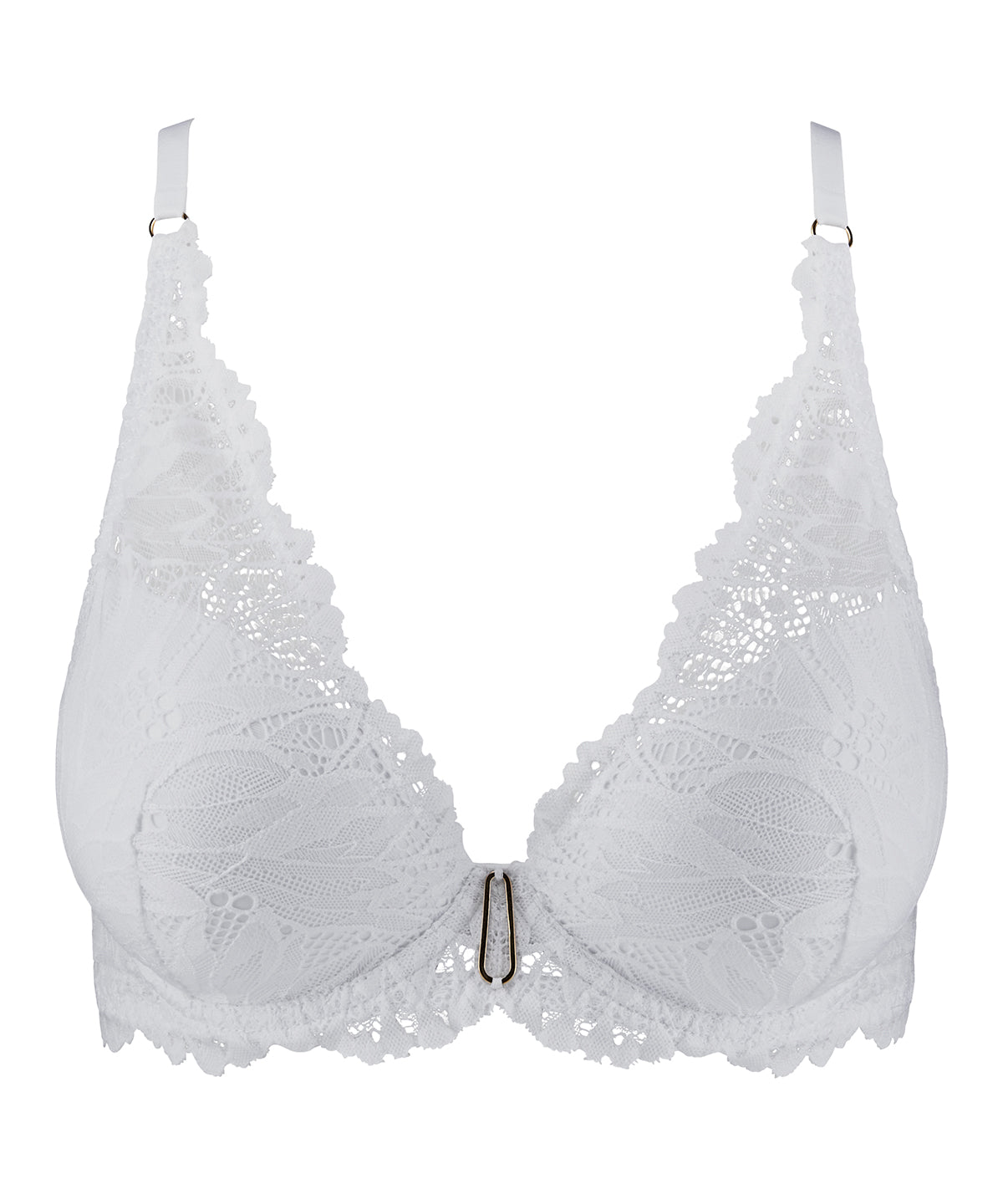 Flowermania Soutien-gorge Plunge foulard Blanc