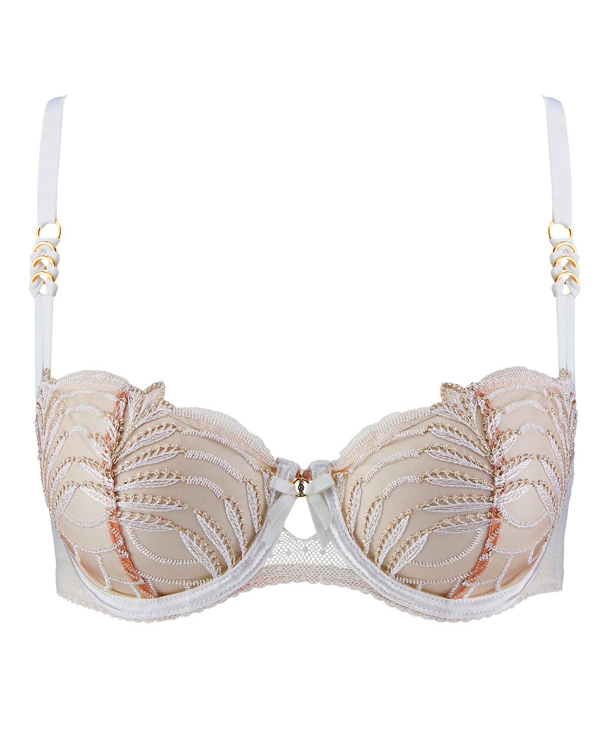 Hypnolove Soutien-gorge Corbeille avec armatures Gold Feather