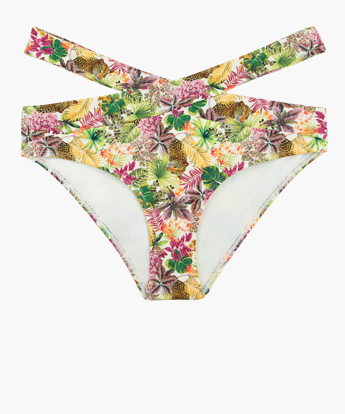 Exotic Fever Bas de maillot de bain taille haute Tropicale Light