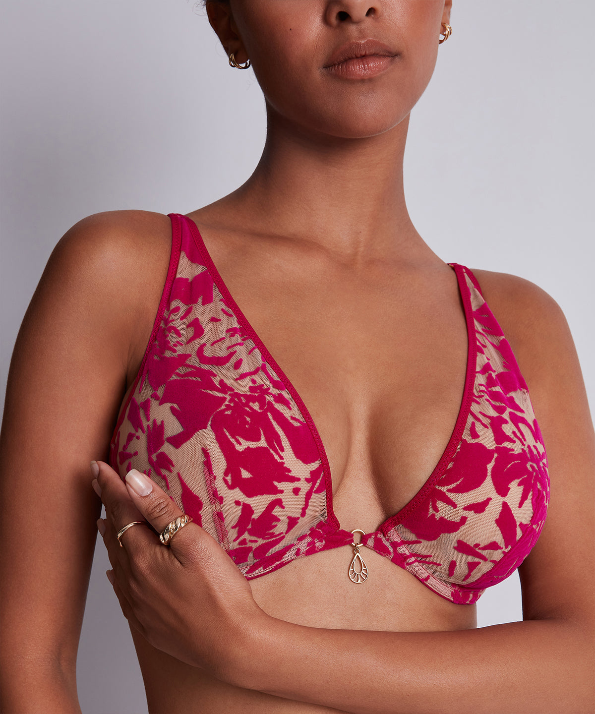Wild Vibration Soutien-gorge Triangle avec armatures Hot Pink