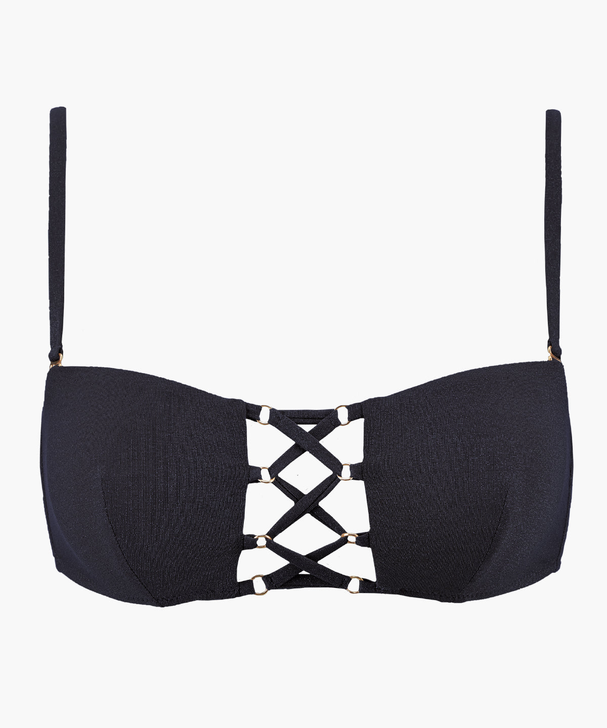 Summer Glow Haut de maillot de bain Bandeau mousse Black Sand