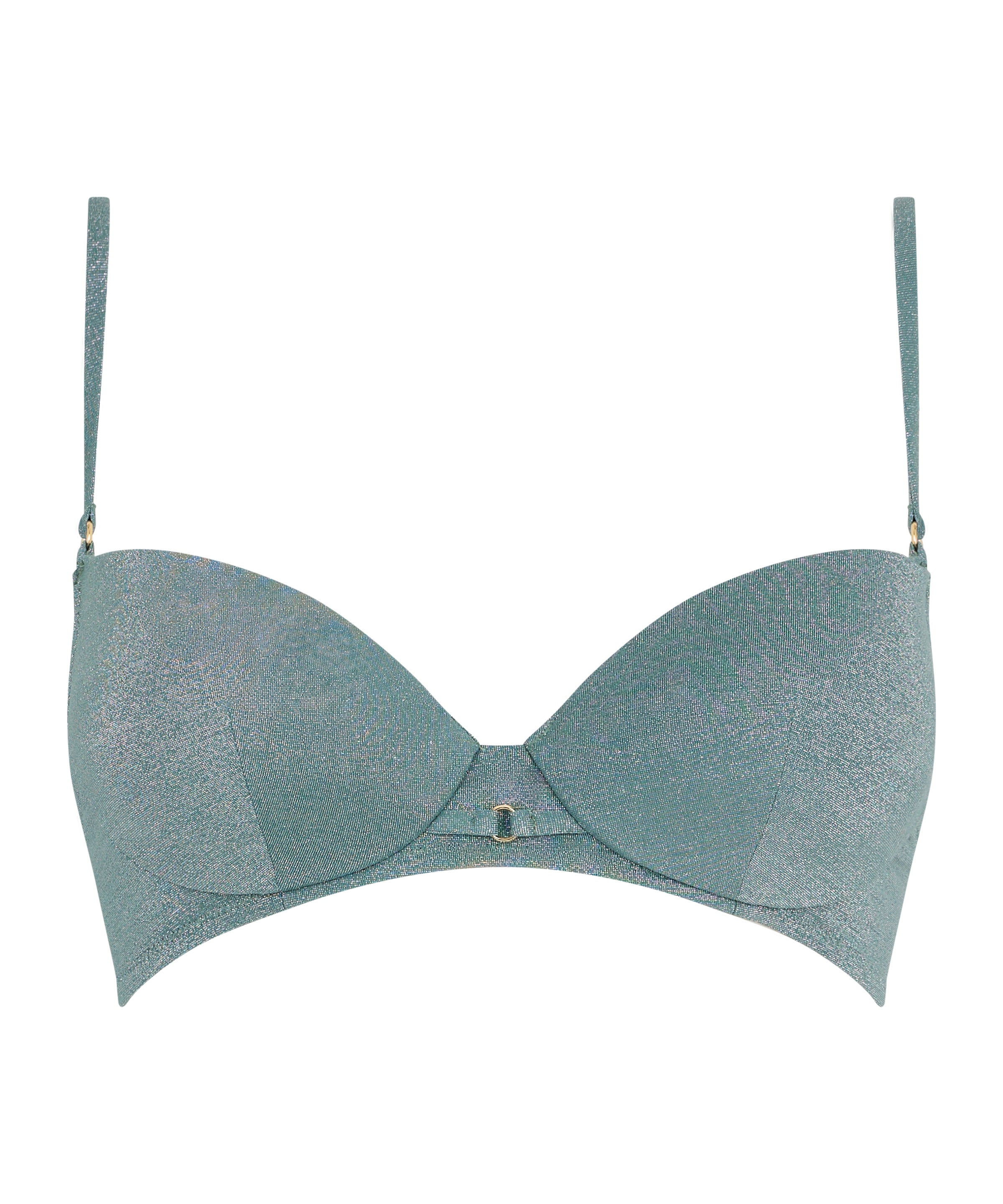 Summer Glow Haut de maillot de bain Push-up coques Aqua