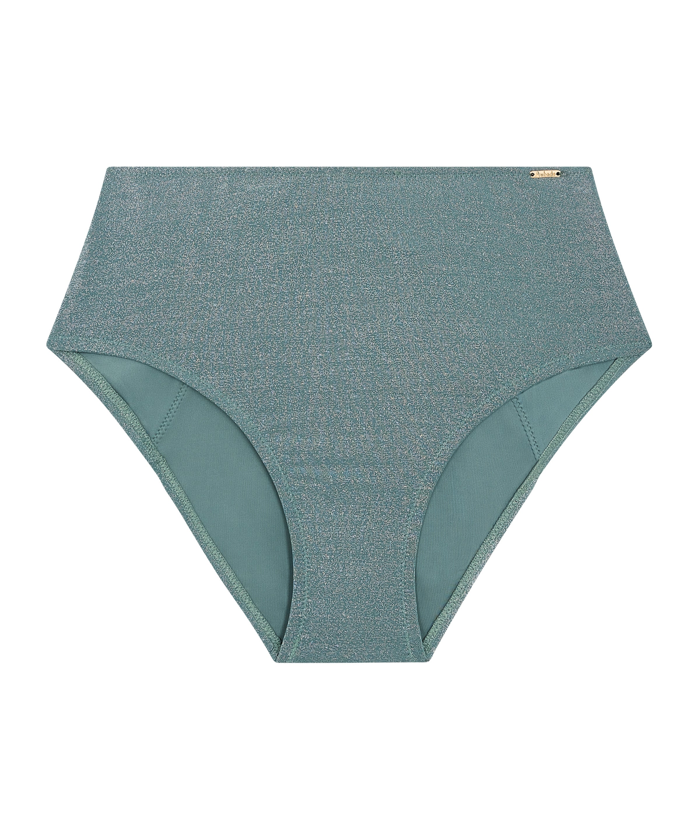 Summer Glow Bas de maillot de bain taille haute Aqua
