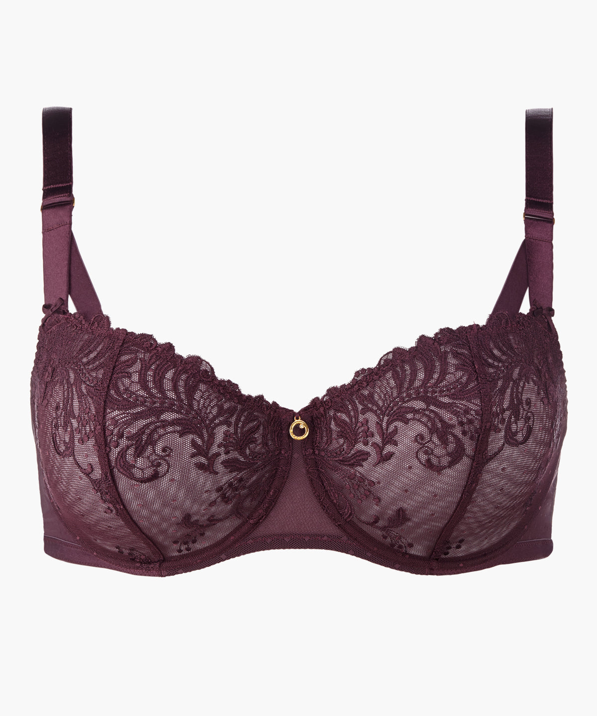 Femme Passion Soutien-gorge Corbeille confort Wineberry