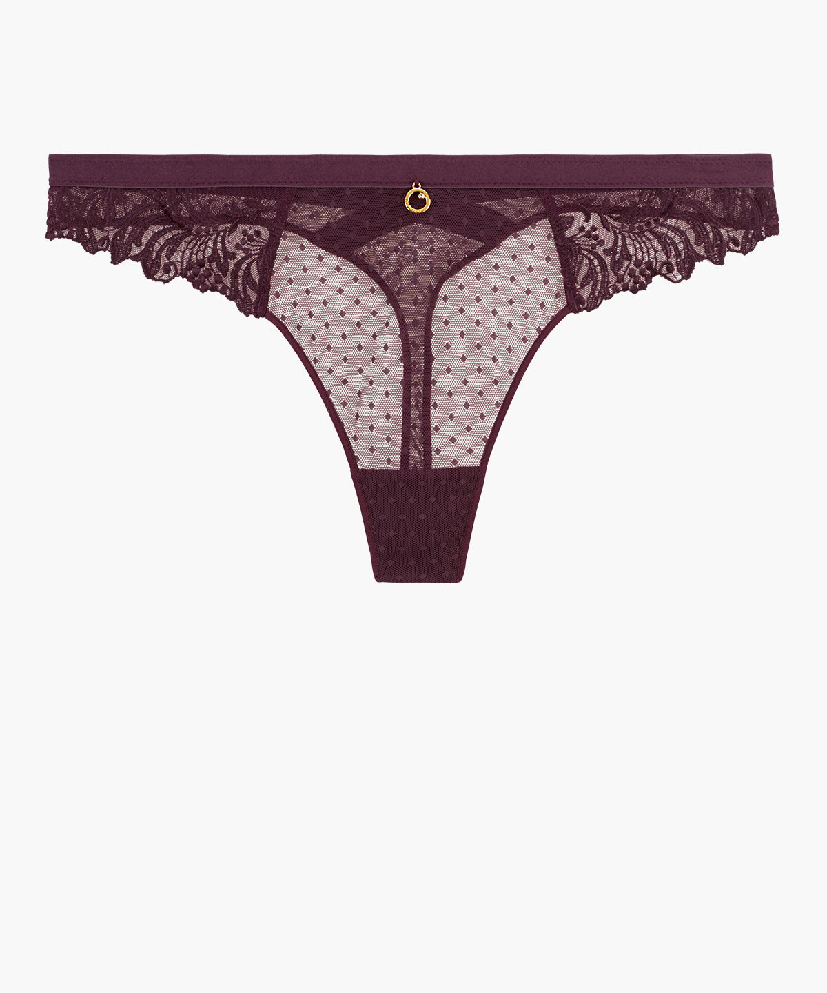 Femme Passion Tanga Wineberry