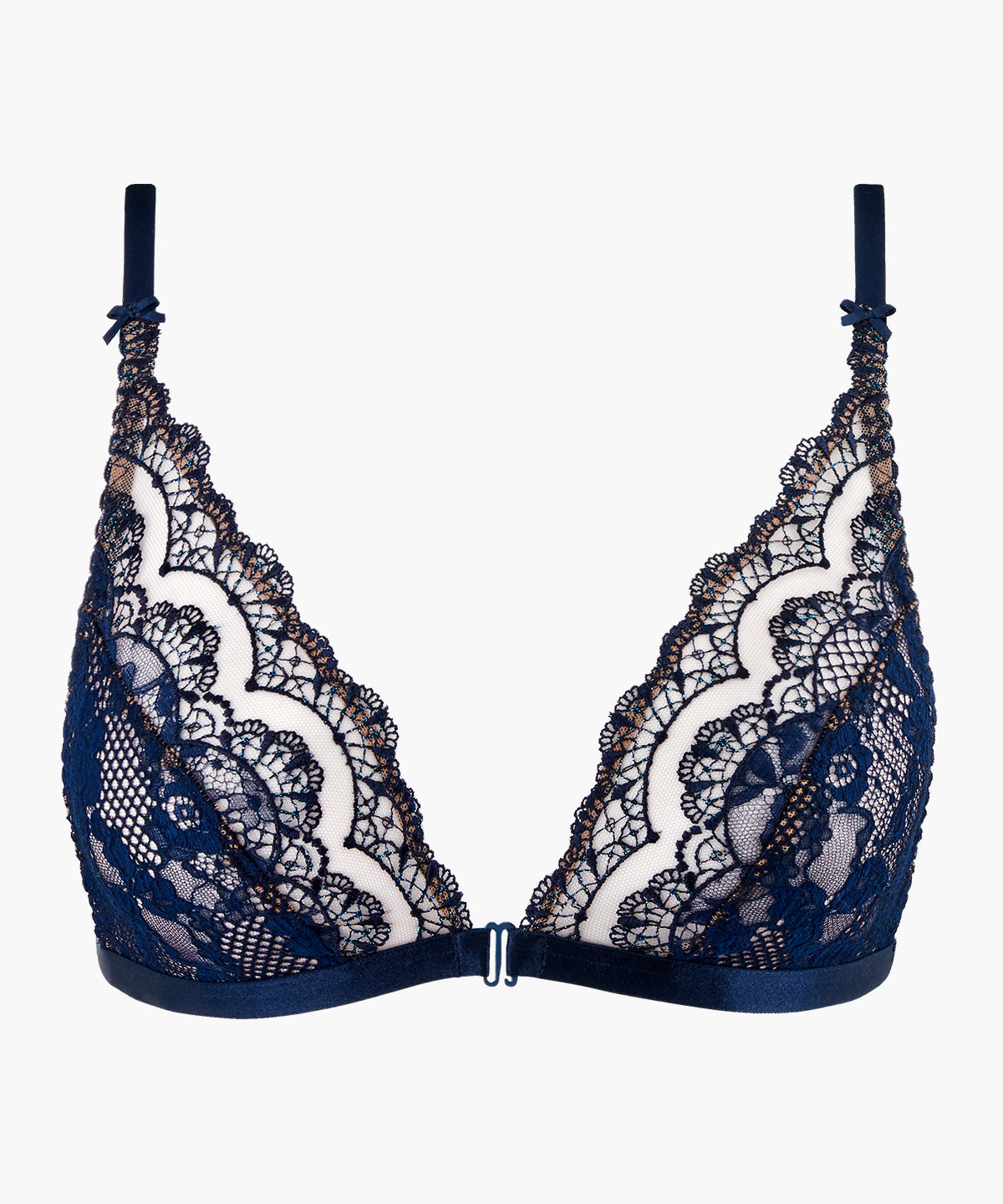 Soleil Nocturne Soutien-gorge Triangle Bleu Crépuscule