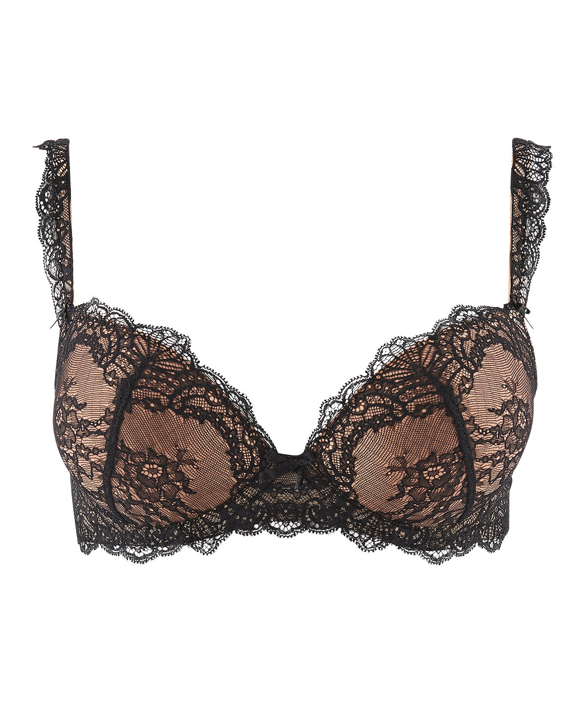 Danse des Sens Black Moulded push-up bra | Aubade