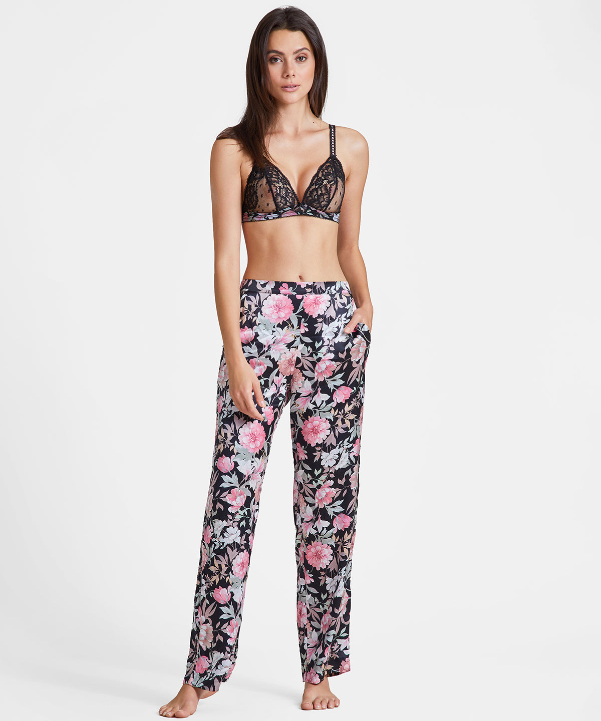 Toi Mon Amour Pantalon Pivoine noire