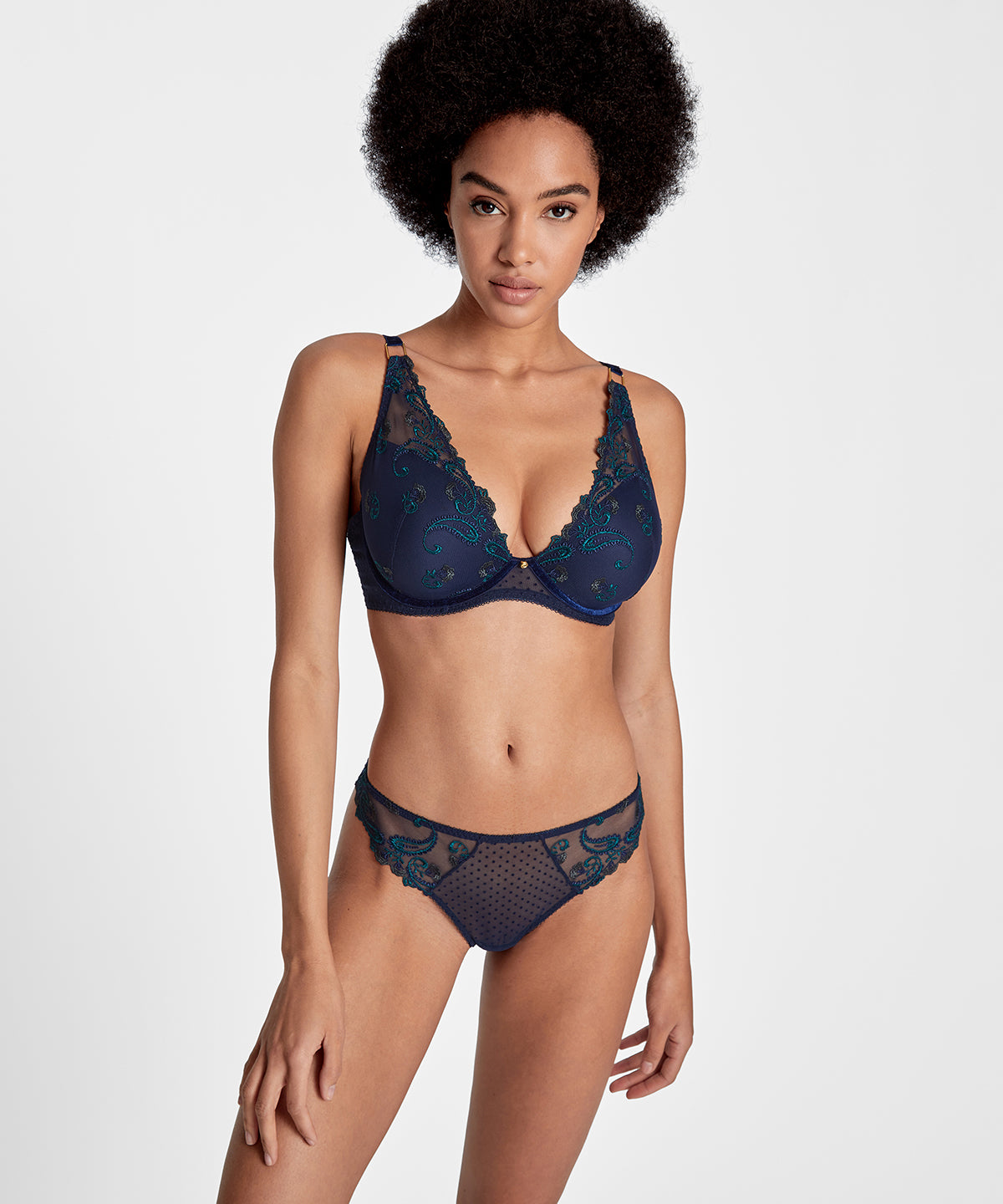 Velvet Memories Soutien-gorge Plunge foulard Twilight