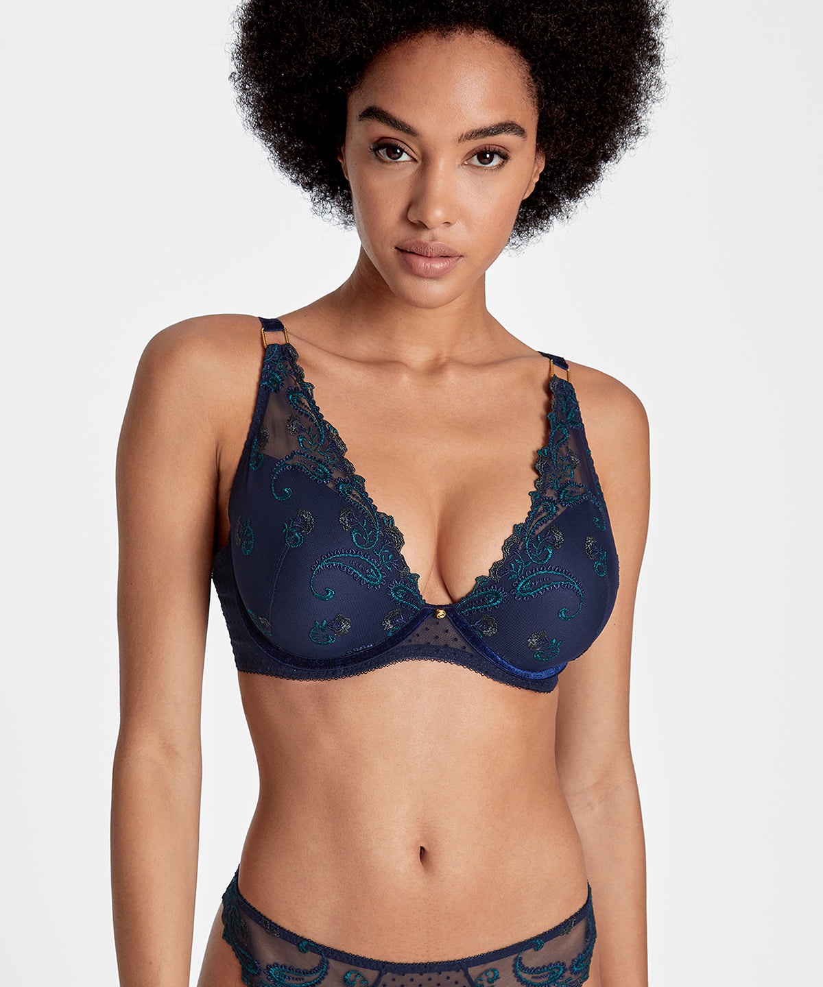 Velvet Memories Soutien-gorge Plunge foulard Twilight