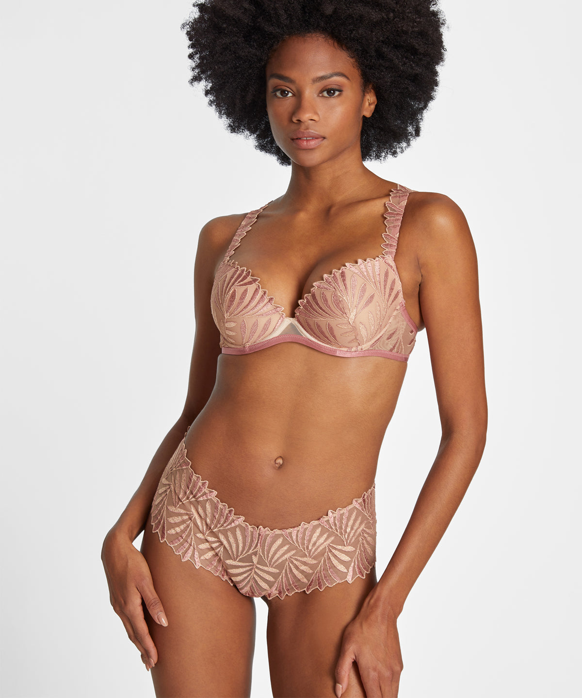 Sensory Illusion Shorty Silk Rose