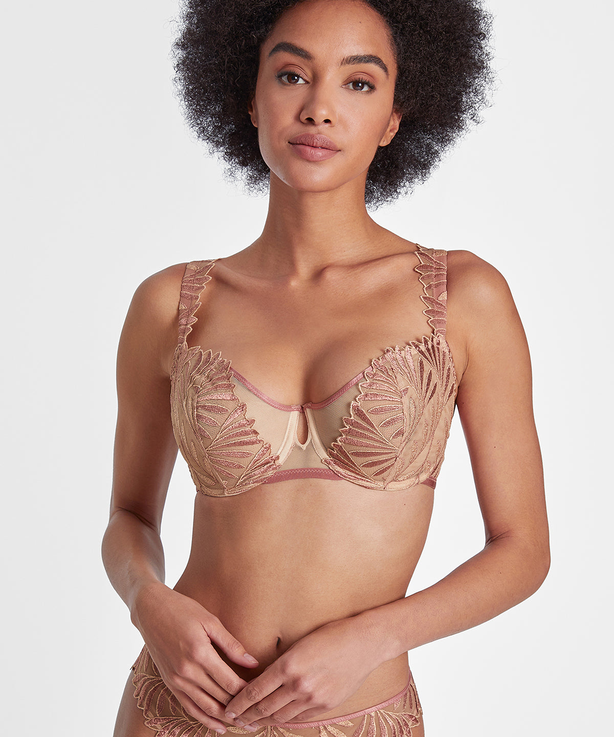 Sensory Illusion Soutien-gorge Corbeille avec armatures Silk Rose