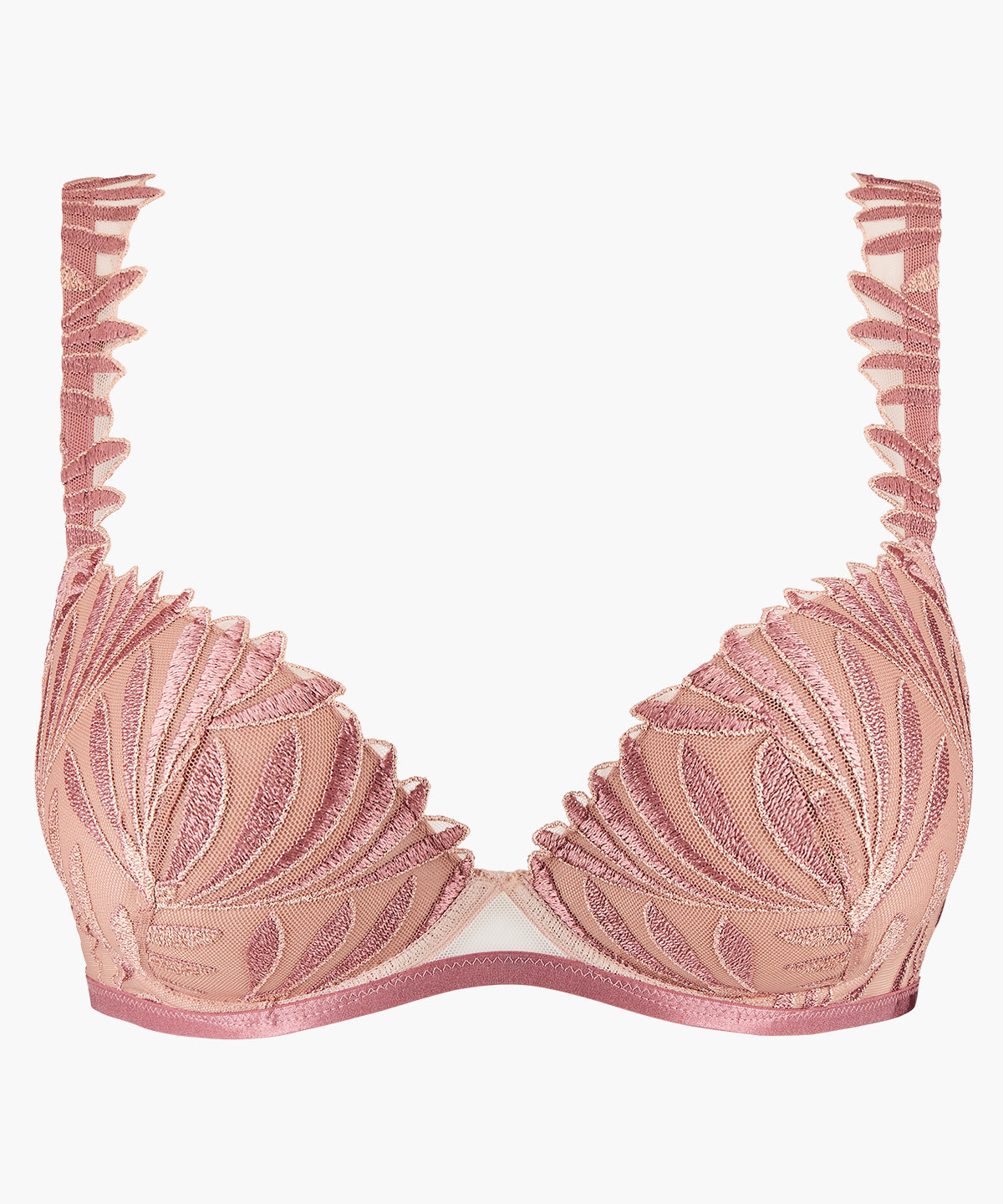 Sensory Illusion Soutien-gorge Push-up coques Silk Rose