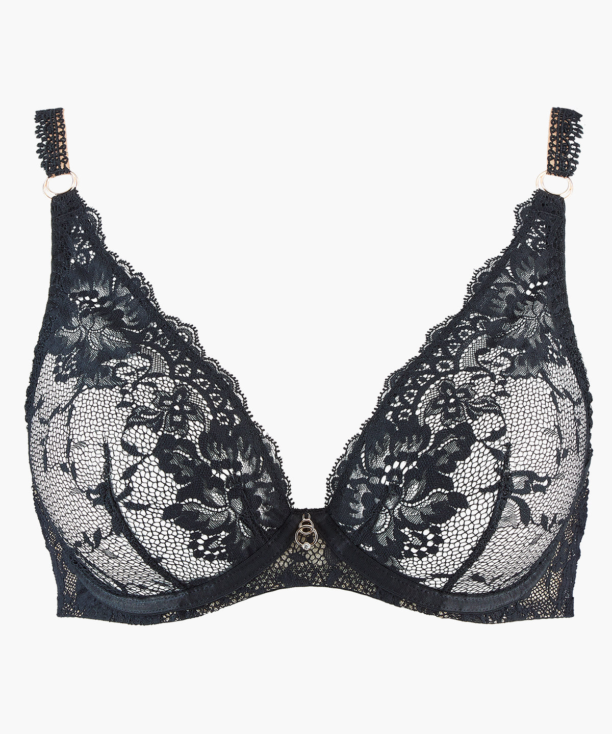Night Bird Soutien-gorge Triangle avec armatures Black queen