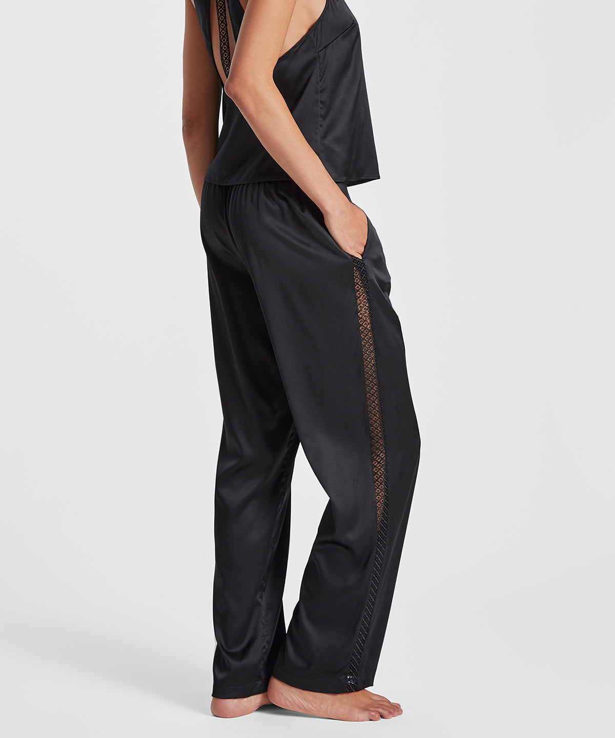 Silk Desire Pantalon Noir