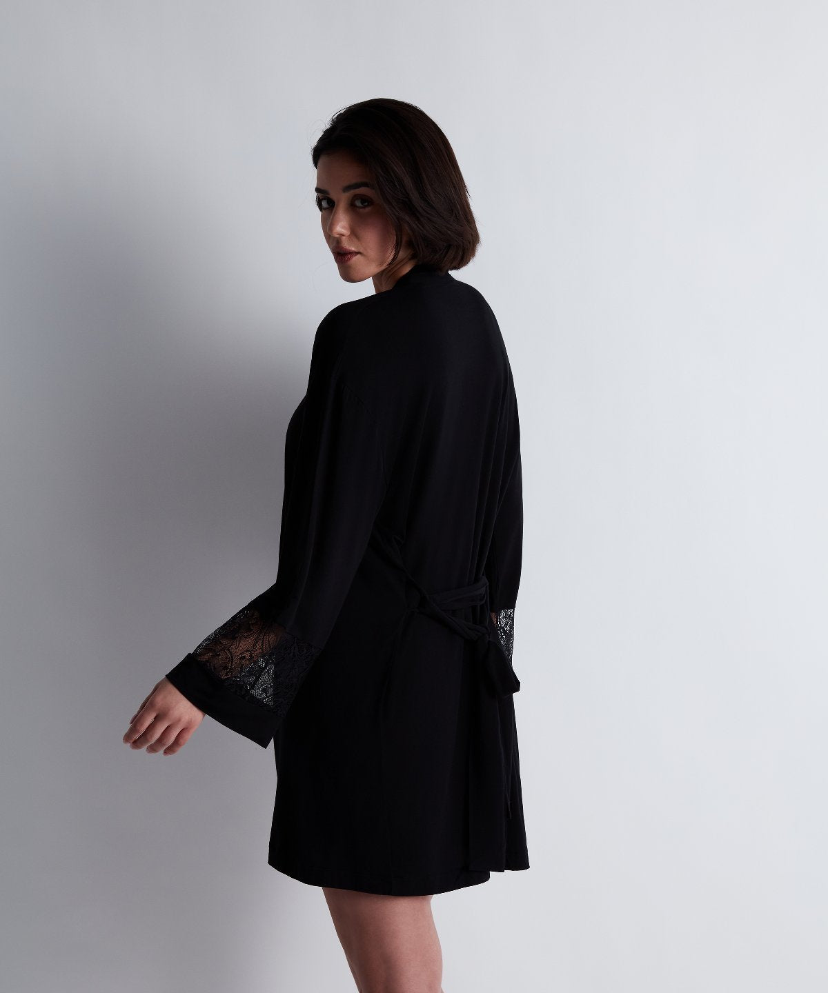 Lazy Days Kimono Noir